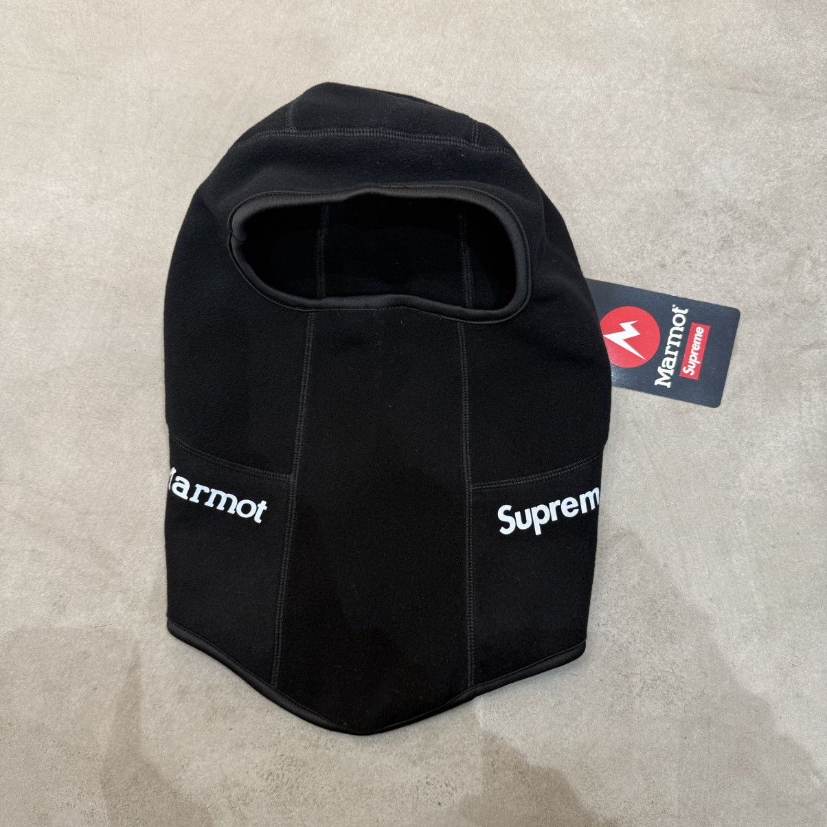 Supreme Marmot Fleece Reflective Hood Balaclava Facemask