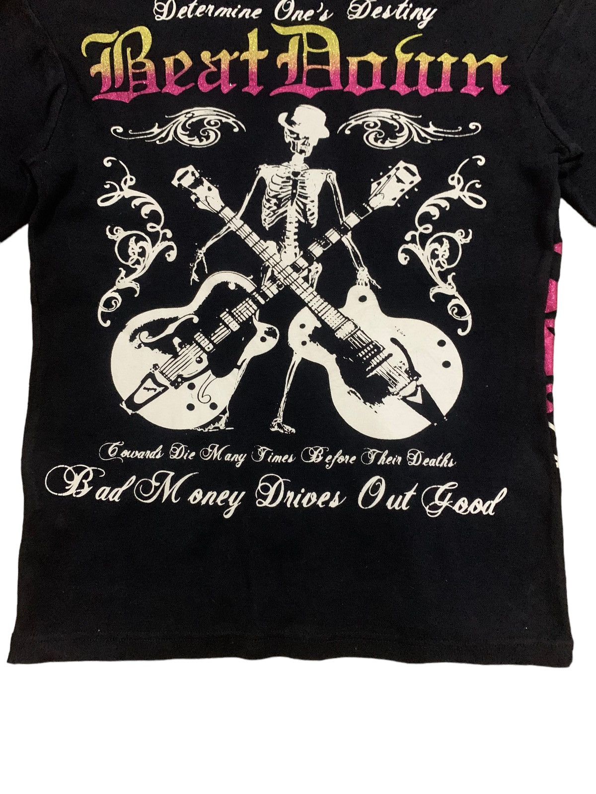 14th Addiction × Le Grande Bleu (L.G.B.) × Seditionaries Vintage Japanese Detectibe Struct Skull Punk Gothic Tshirt Size US M / EU 48-50 / 2 - 9 Thumbnail