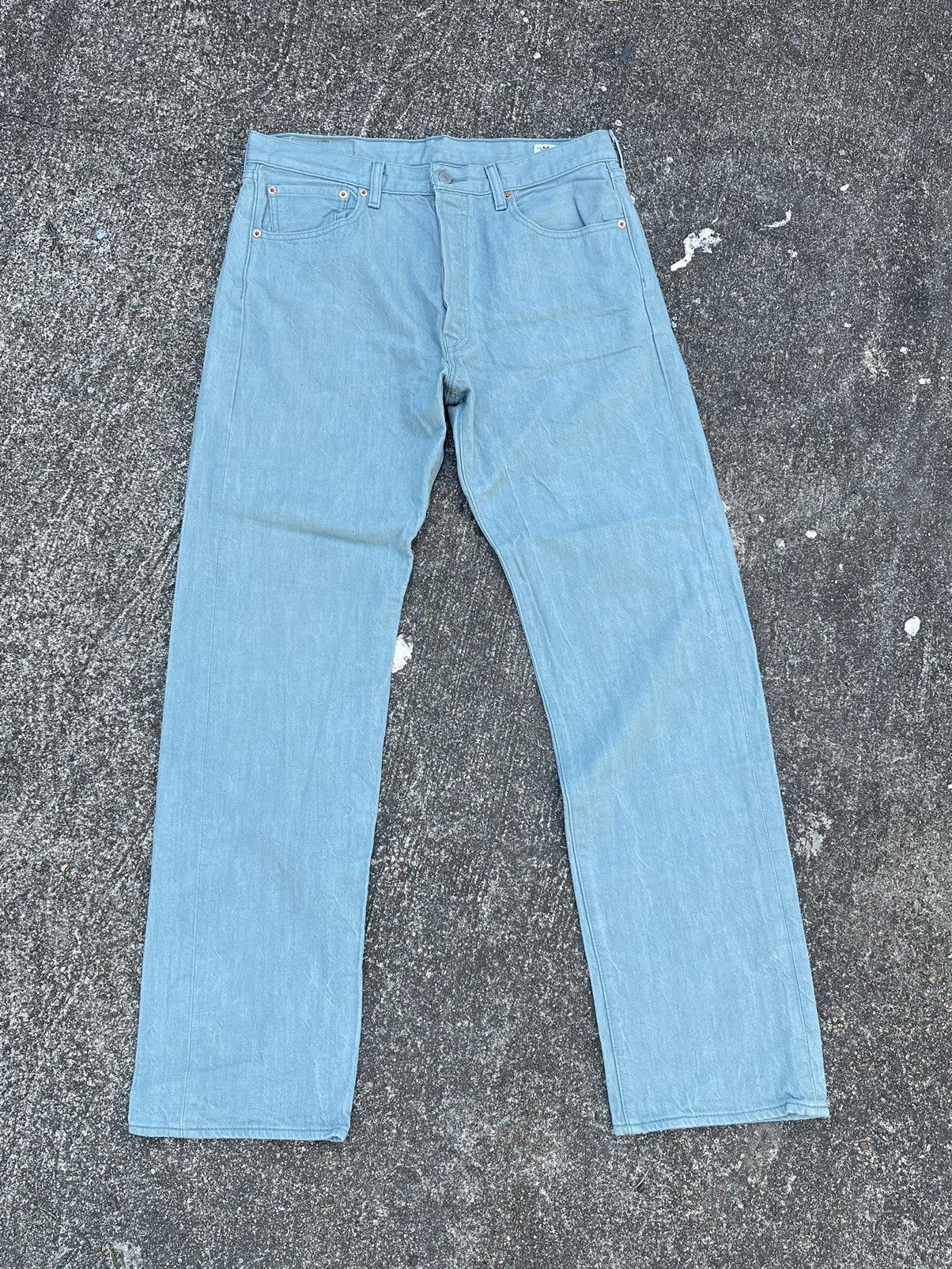 Levi's Levis White Oak 501 Selvege Denim Size US 34 / EU 50 - 1 Thumbnail