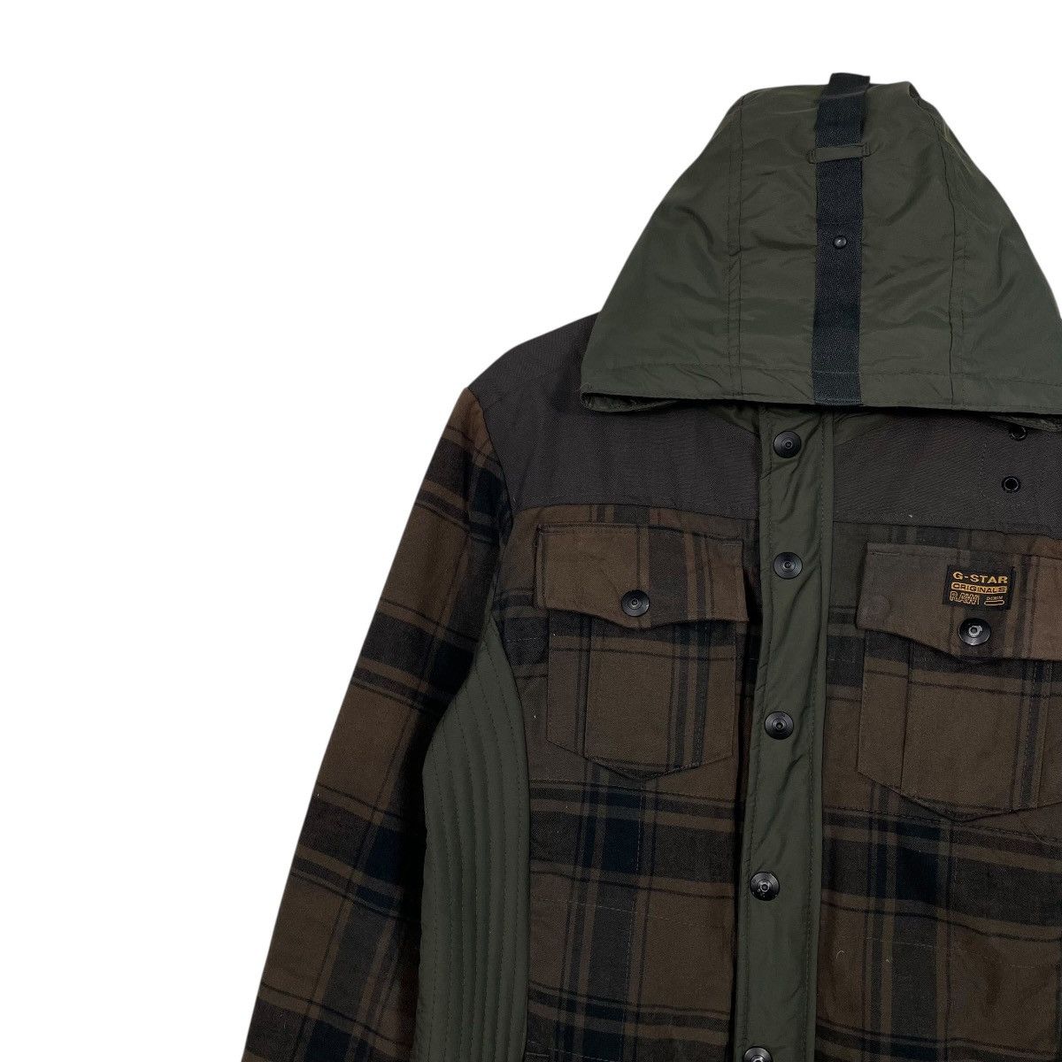 G-Star G Star Raw Tartan Hooded Jacket Size US M / EU 48-50 / 2 - 6 Thumbnail