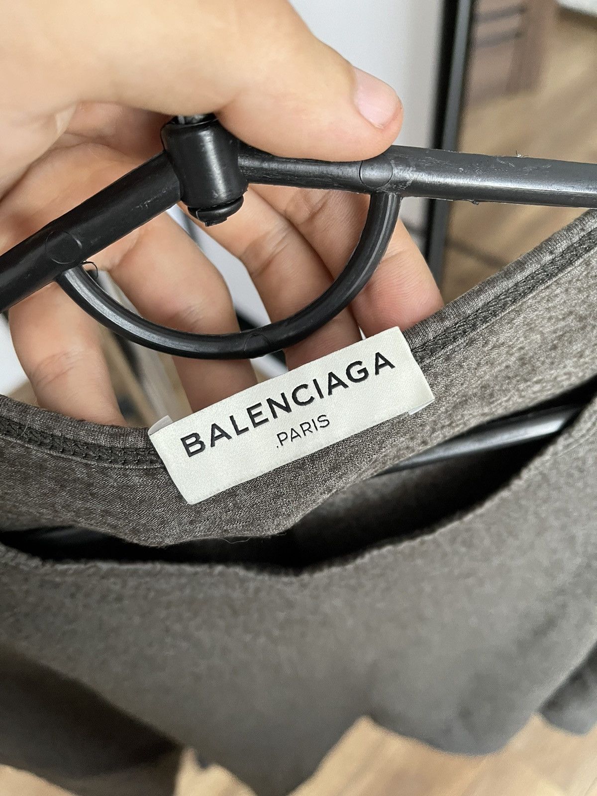 Balenciaga Balenciaga Paris Women’s T-Shirt Tee Wool/Silk Size XL / US 12-14 / IT 48-50 - 6 Thumbnail