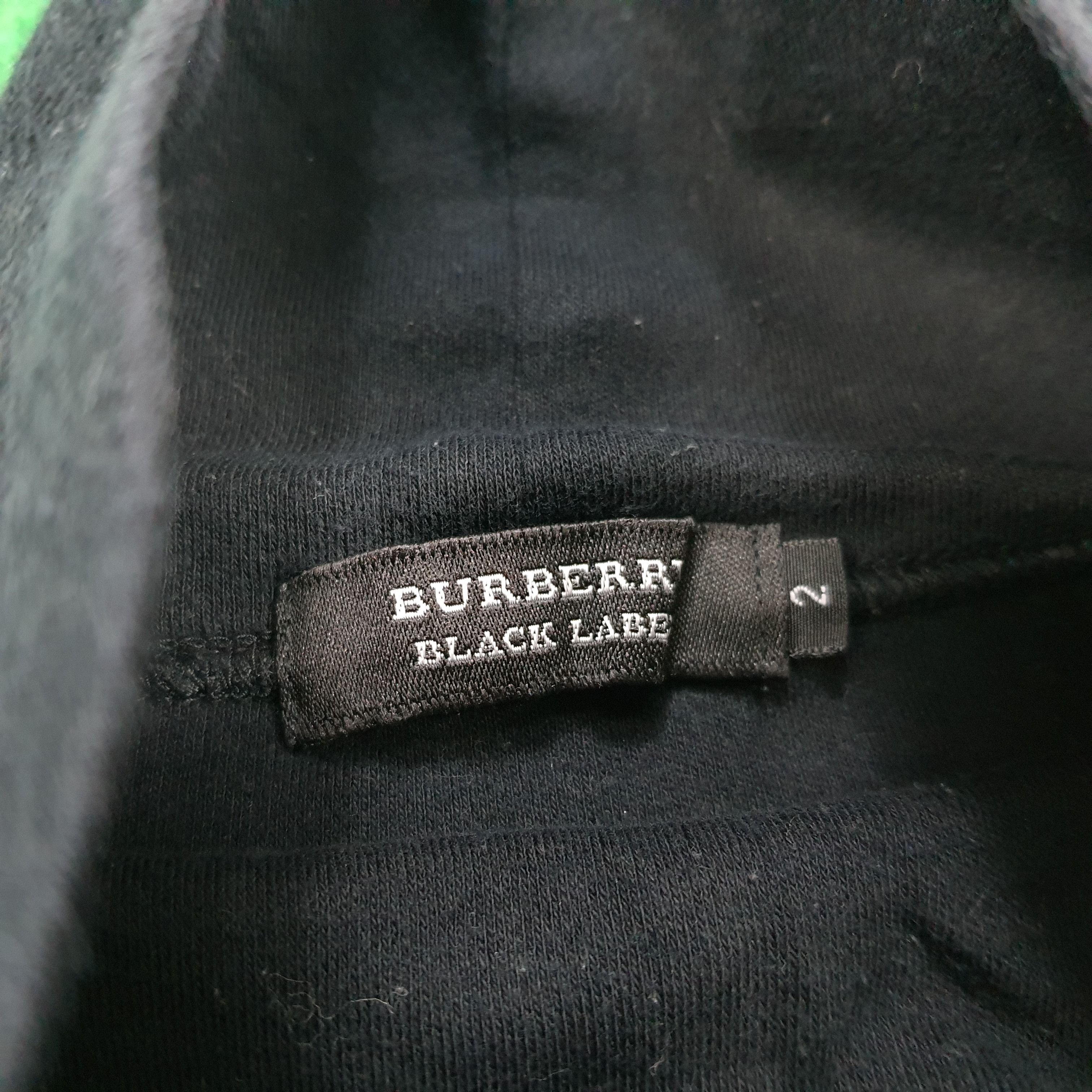 Burberry × Vintage Vintage Burberry Black Label Turtle Neck Stripe Tshirt Size M / US 6-8 / IT 42-44 - 4 Thumbnail
