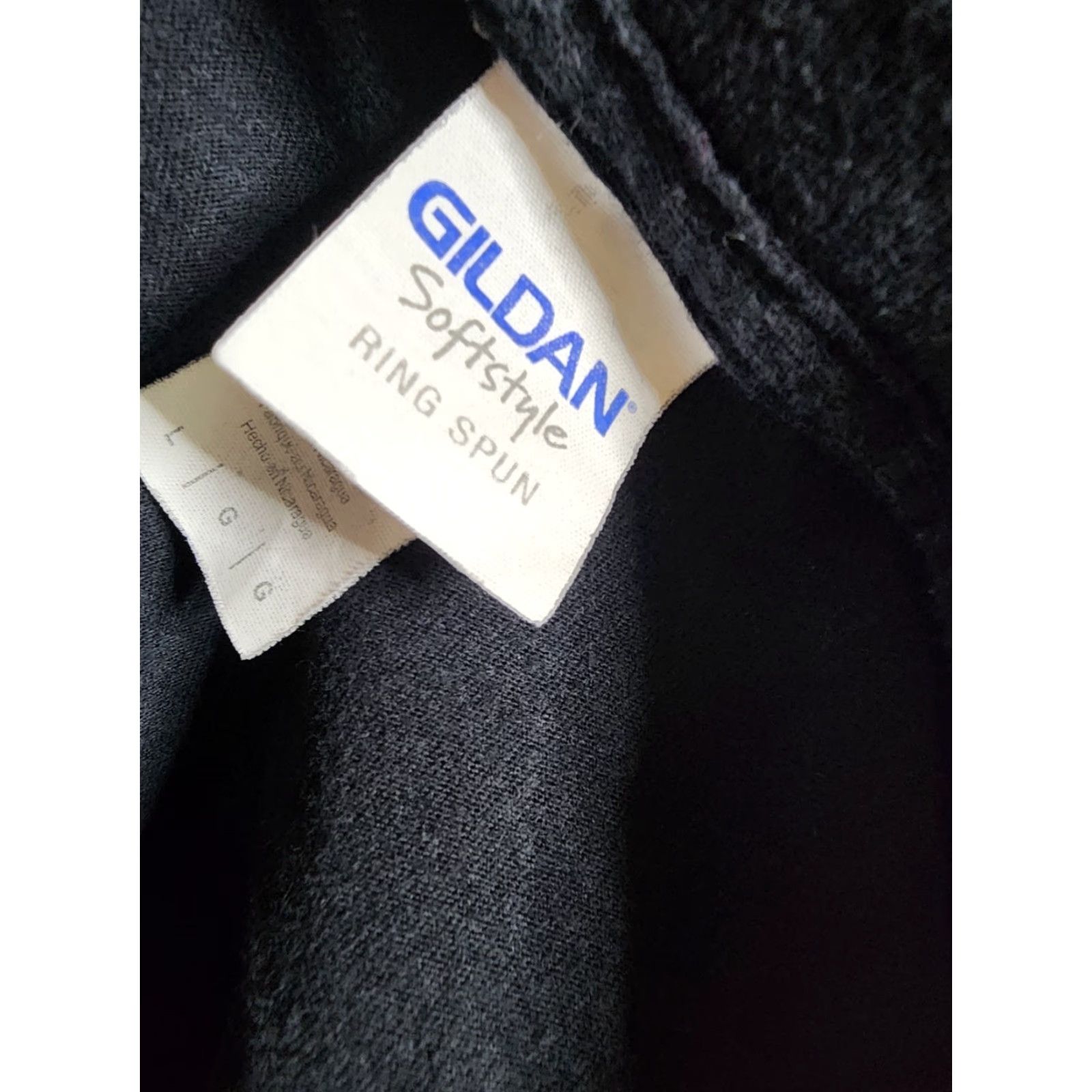 Gildan Mens L T-Shirt - Elsie The Cow Borden’s Dairy Logo Black Cotton Short Sleeve Crew Neck Ungrouped Gildan Regular 100% Cotton Size US L / EU 52-54 / 3 - 5 Thumbnail