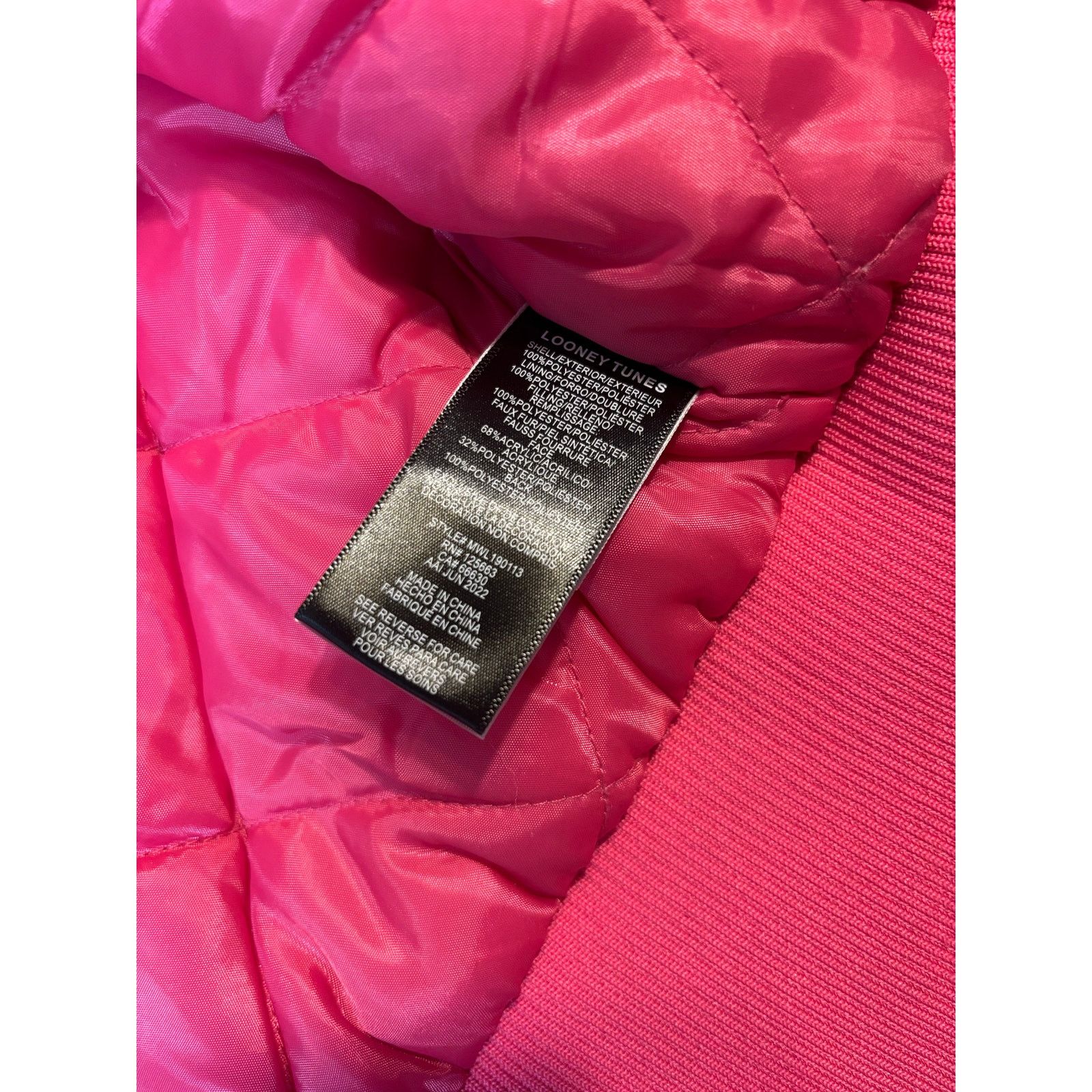 The Unbranded Brand Looney Tunes Puffer Jacket Size Small Size S / US 4 / IT 40 - 7 Thumbnail
