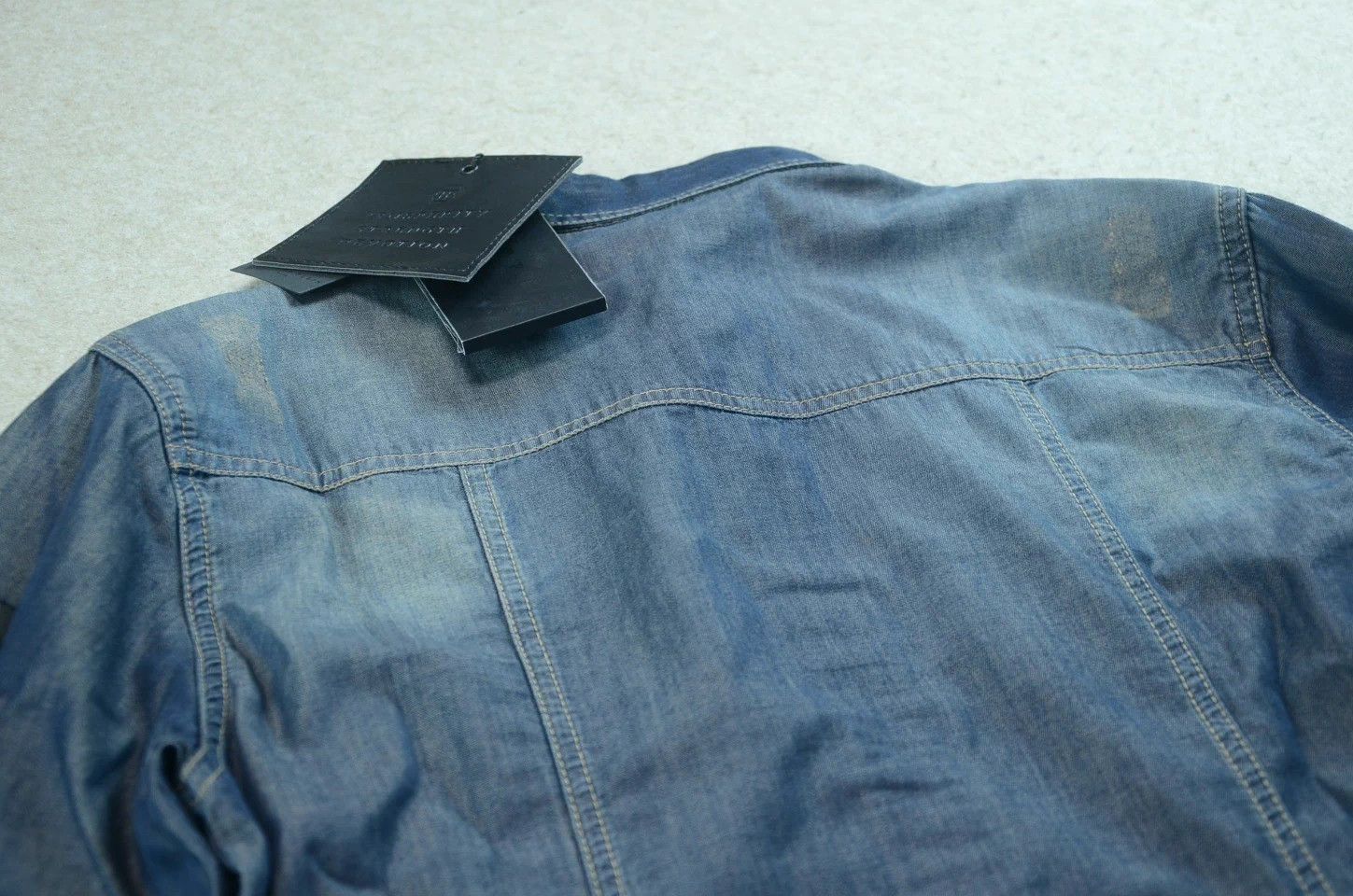 Philipp Plein Philipp Plein PP Washed Distressed Denim Shirt Jacket S Size US S / EU 44-46 / 1 - 8 Thumbnail