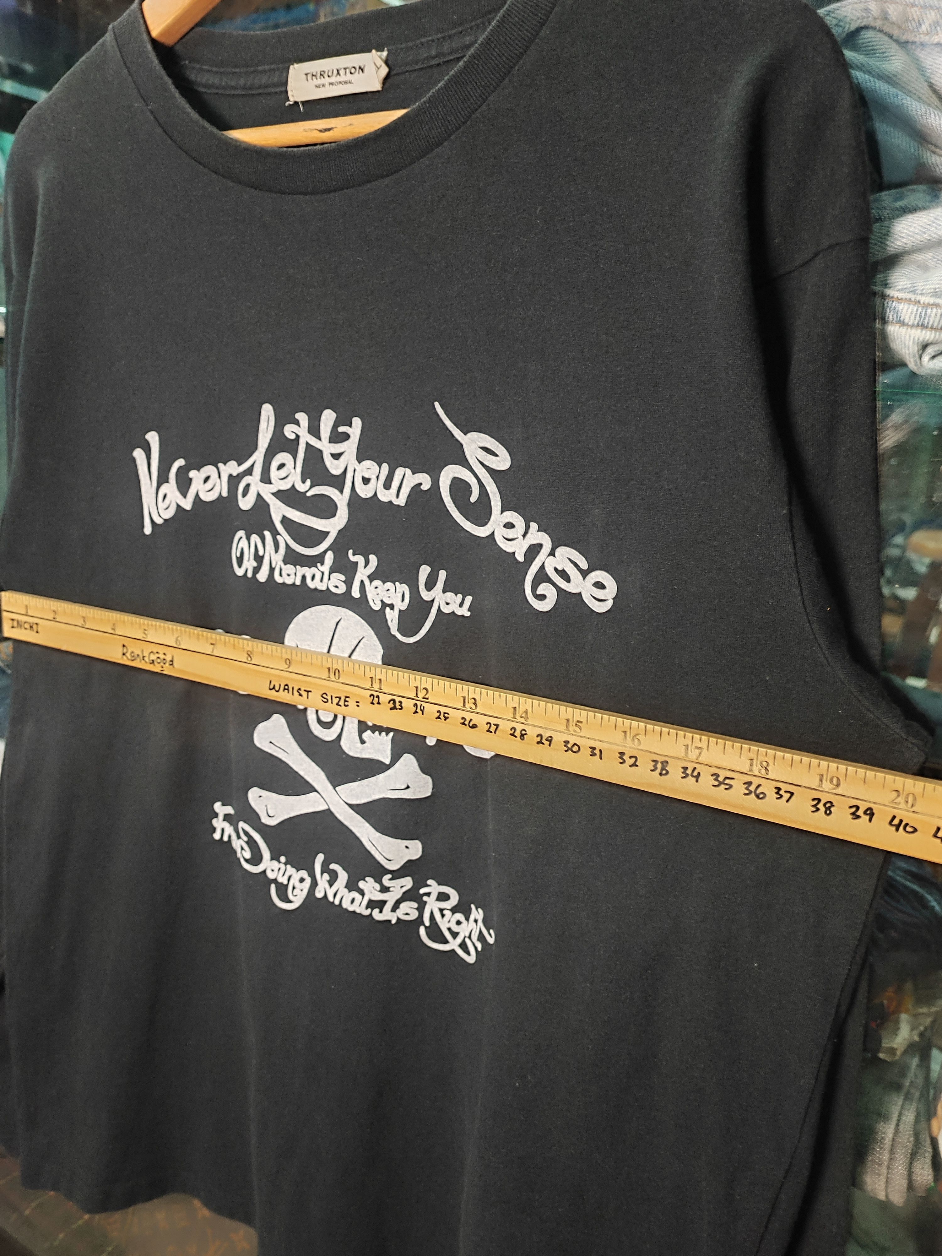 Number (N)ine Thruxton Japan Screaming Skull Japanese Biker Archive Size US L / EU 52-54 / 3 - 10 Thumbnail