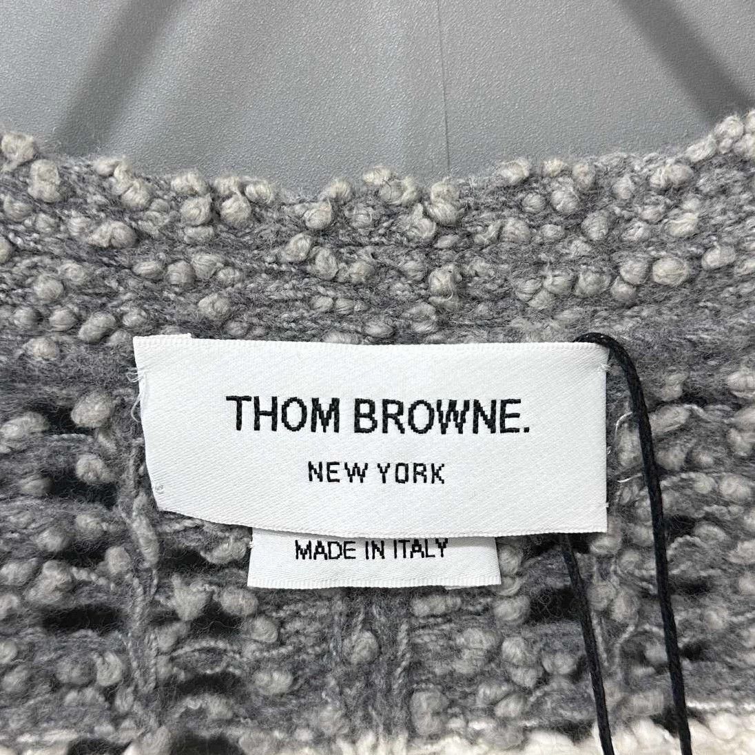 Thom Browne Thom Browne Chunky Knit Stripe Cardigan 40 Size US XXS / EU 40 - 4 Thumbnail