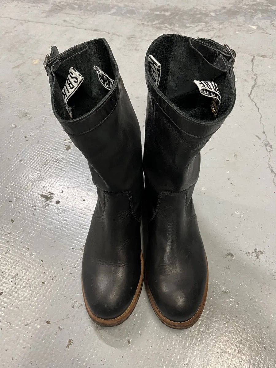 Dirk Bikkembergs 2000s Dirk Bikkembergs Black Ankle Leather Boots Size US 8 / IT 38 - 2 Thumbnail