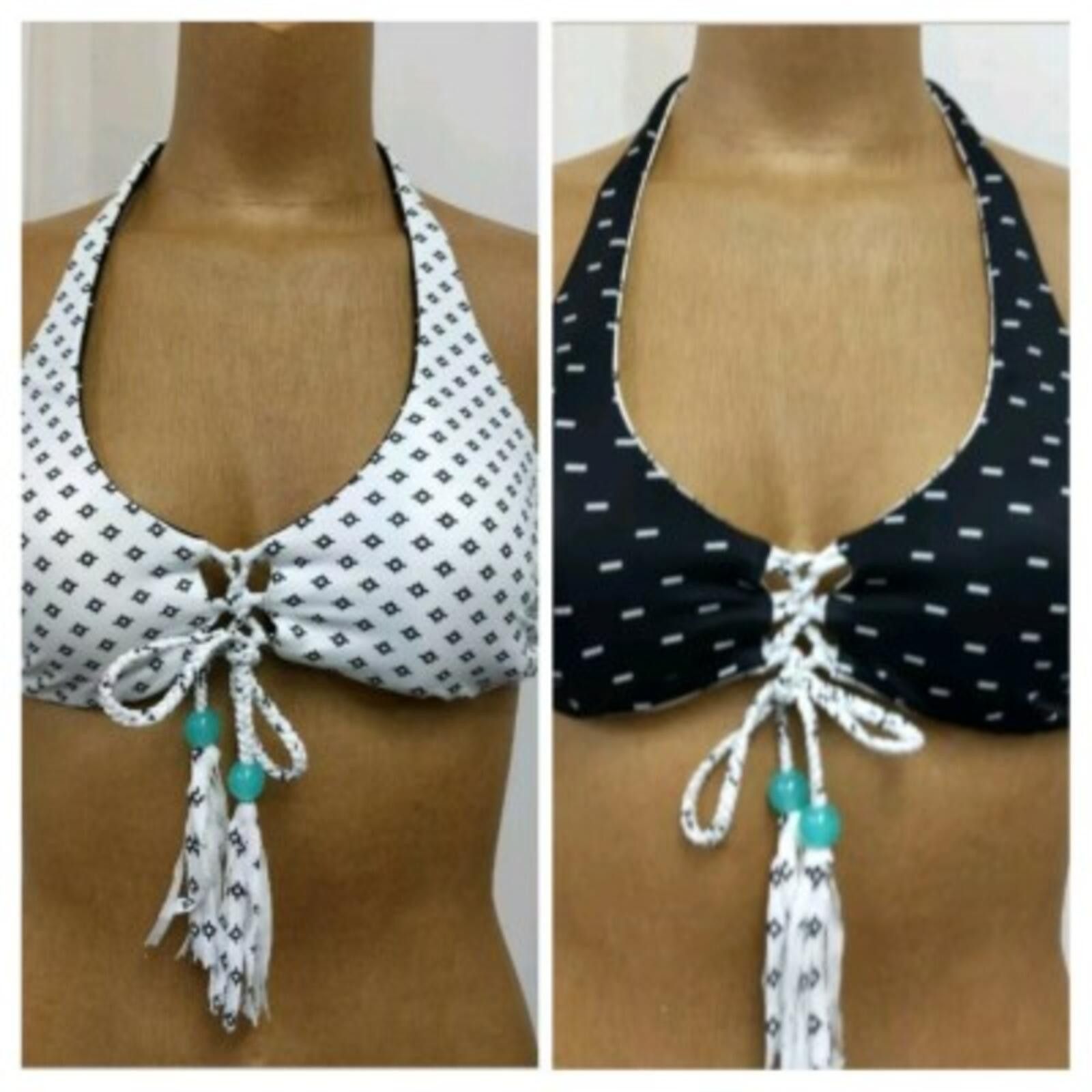Other Victoria’s Secret Bikini Reversible Black While Polka Dor Size ONE SIZE - 4 Thumbnail