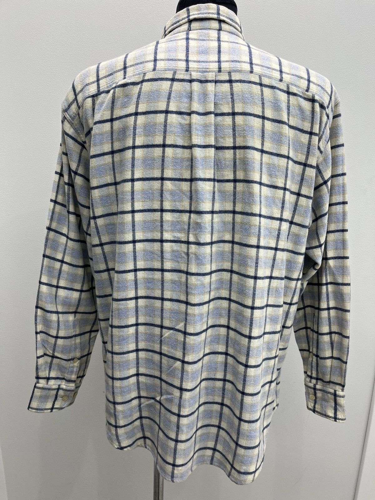 Ermenegildo Zegna Ermenegildo Zegna Check Flannel Heavy Cotton Shirt Overshirt Size US L / EU 52-54 / 3 - 2 Thumbnail