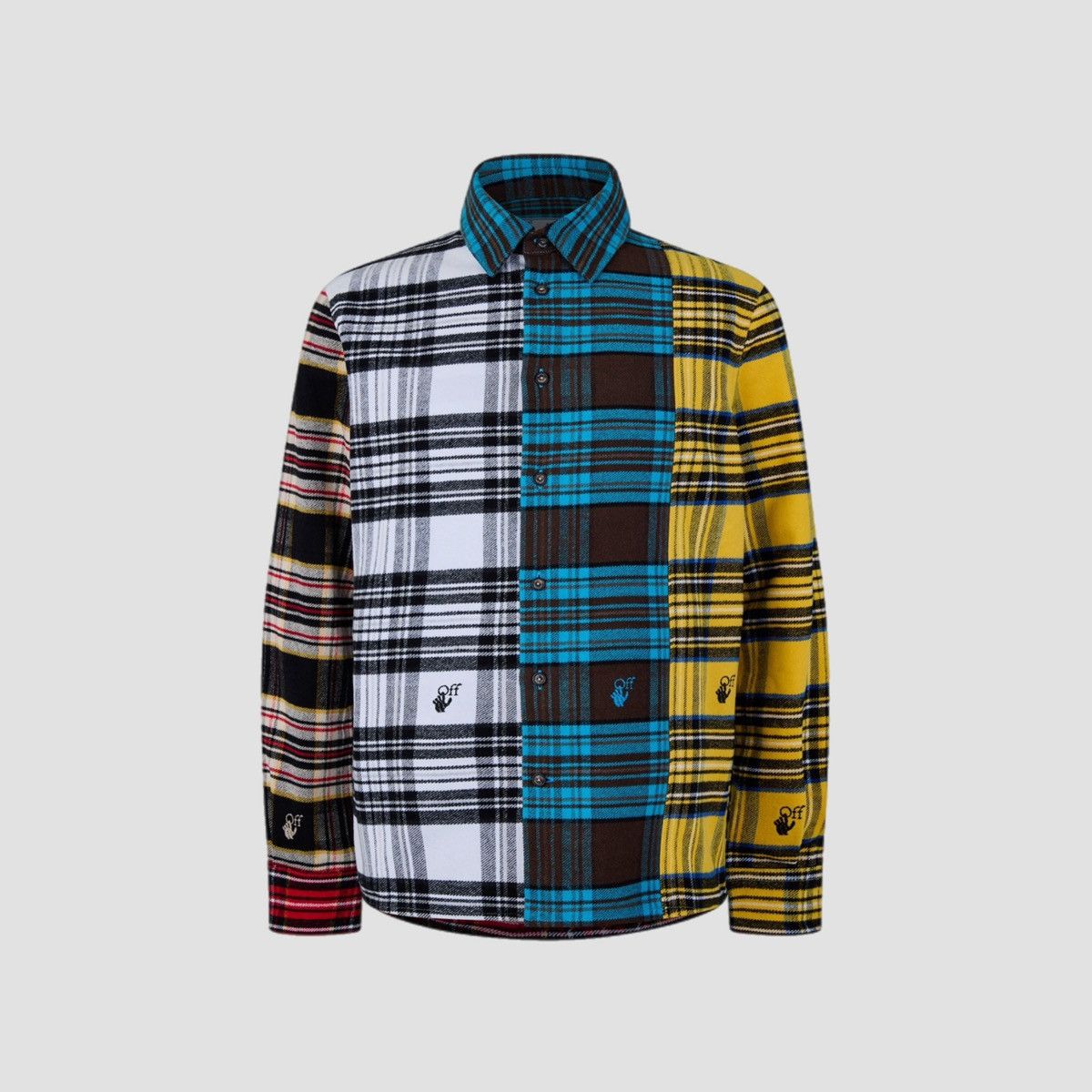 Off-White Off-White Colourblock OverShirt Size US S / EU 44-46 / 1 - 1 Thumbnail