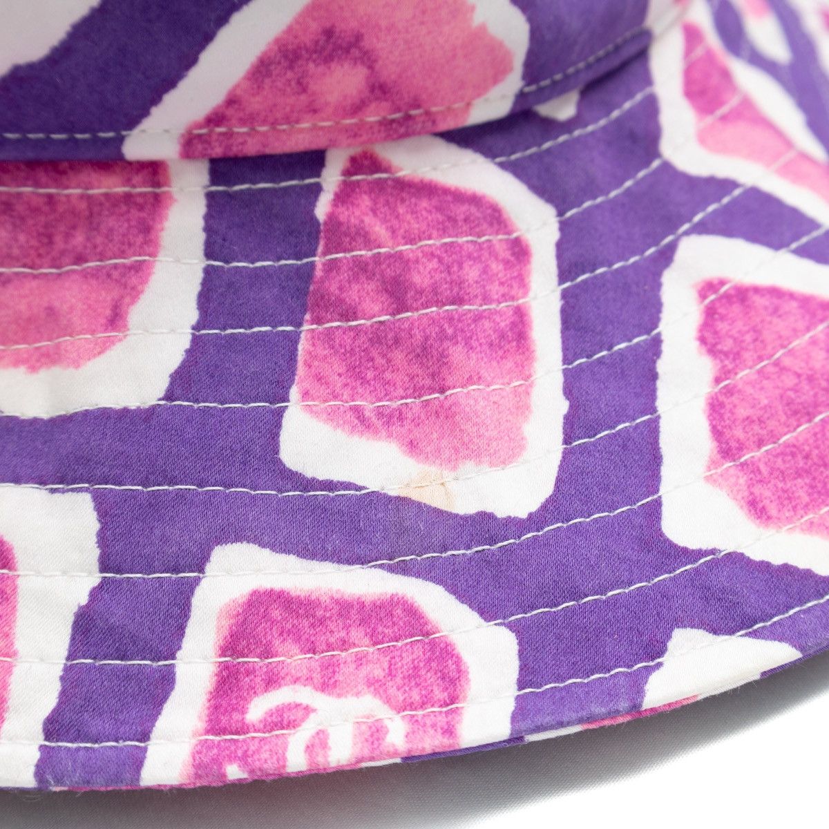 Chanel CHANEL Y2K CC Logo Multicolor Abstract-Print Bucket Hat 57 Size ONE SIZE - 10 Thumbnail