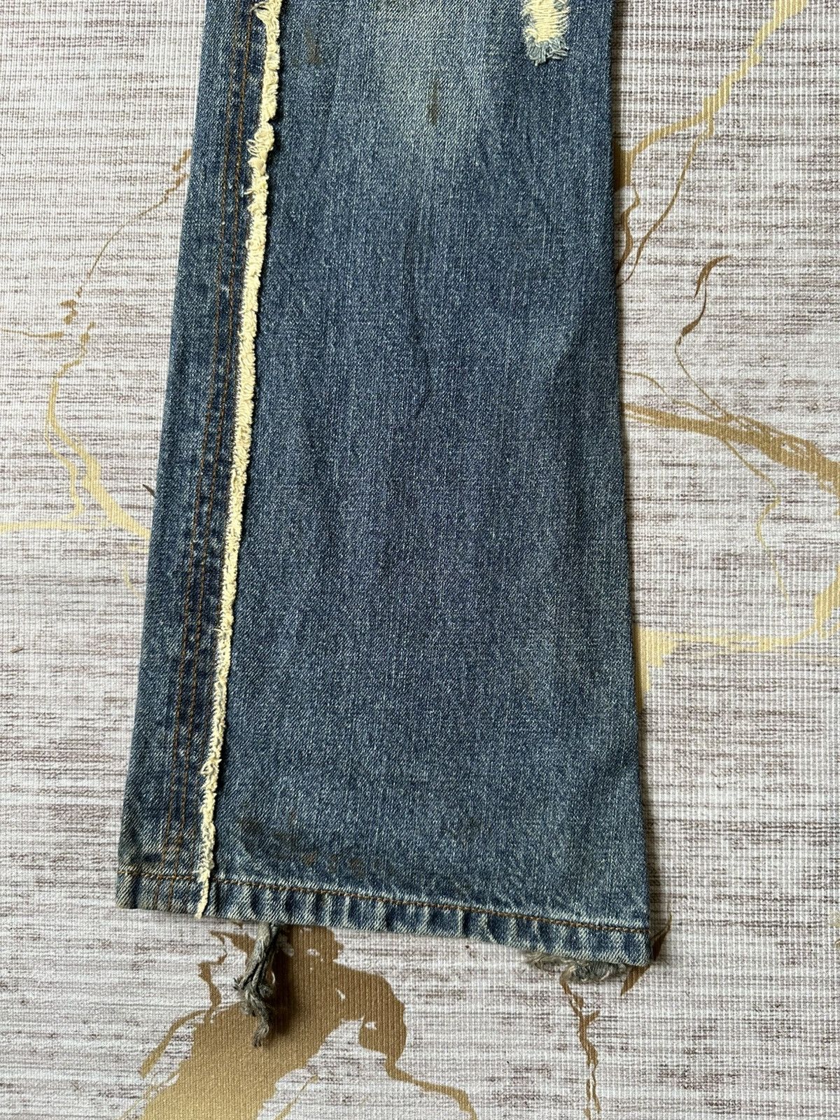 Japanese Brand FLARE Philodox Distressed Design Denim Size US 30 / EU 46 - 6 Thumbnail
