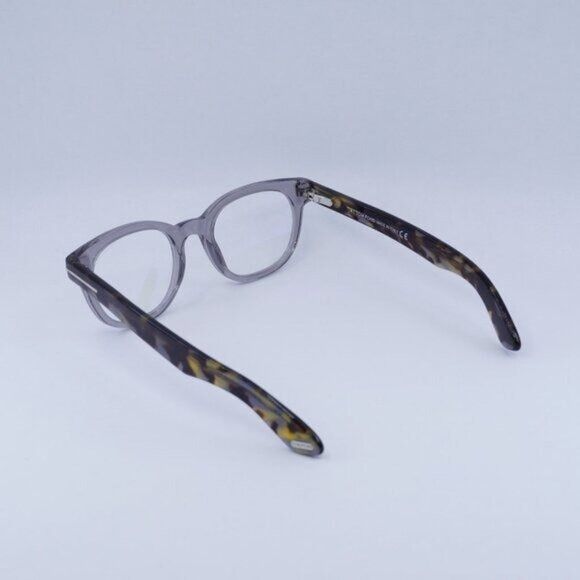 Tom Ford Tom Ford FT5807-B 020 Eyeglasses Grey 50mm Square Frame Size ONE SIZE - 3 Thumbnail