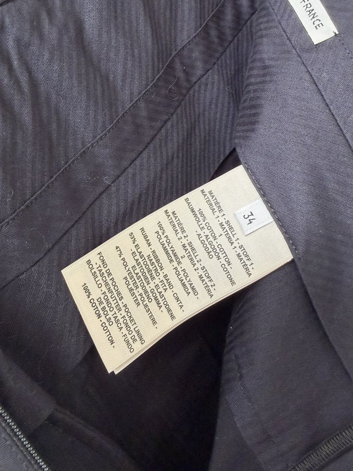 Hermes Hermes Cotton Craquant Black Women’s Black Short Size 25" / US 0 / IT 36 - 7 Thumbnail