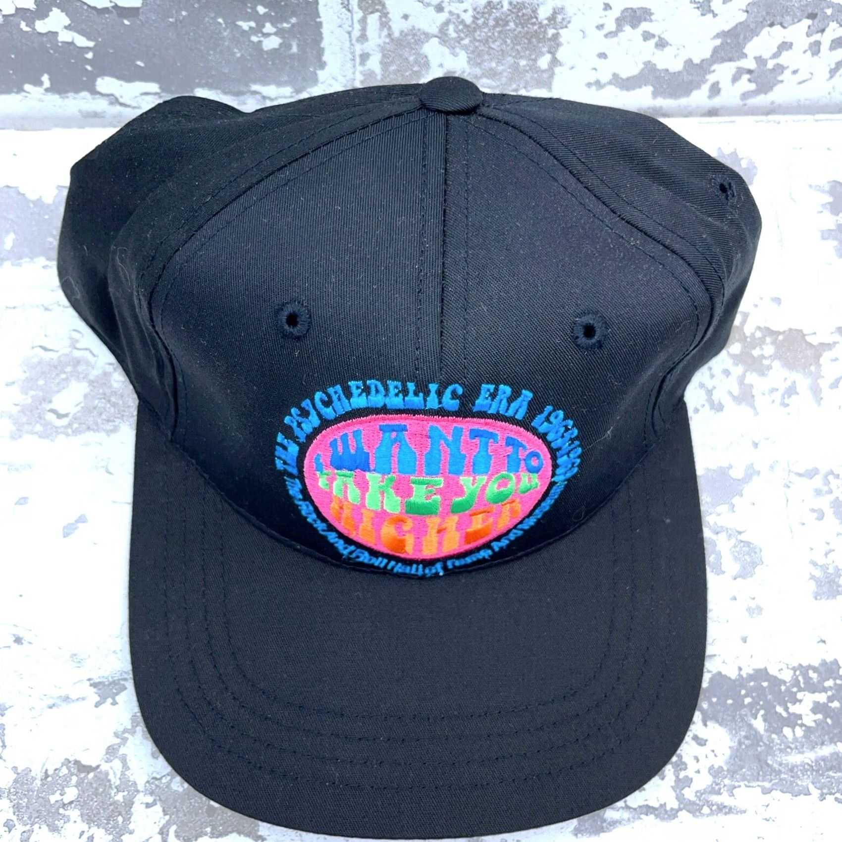 Vintage VINTAGE Rock And Roll Hall of Fame Hat Cap Snapback 90s Mens Black Size ONE SIZE - 4 Thumbnail