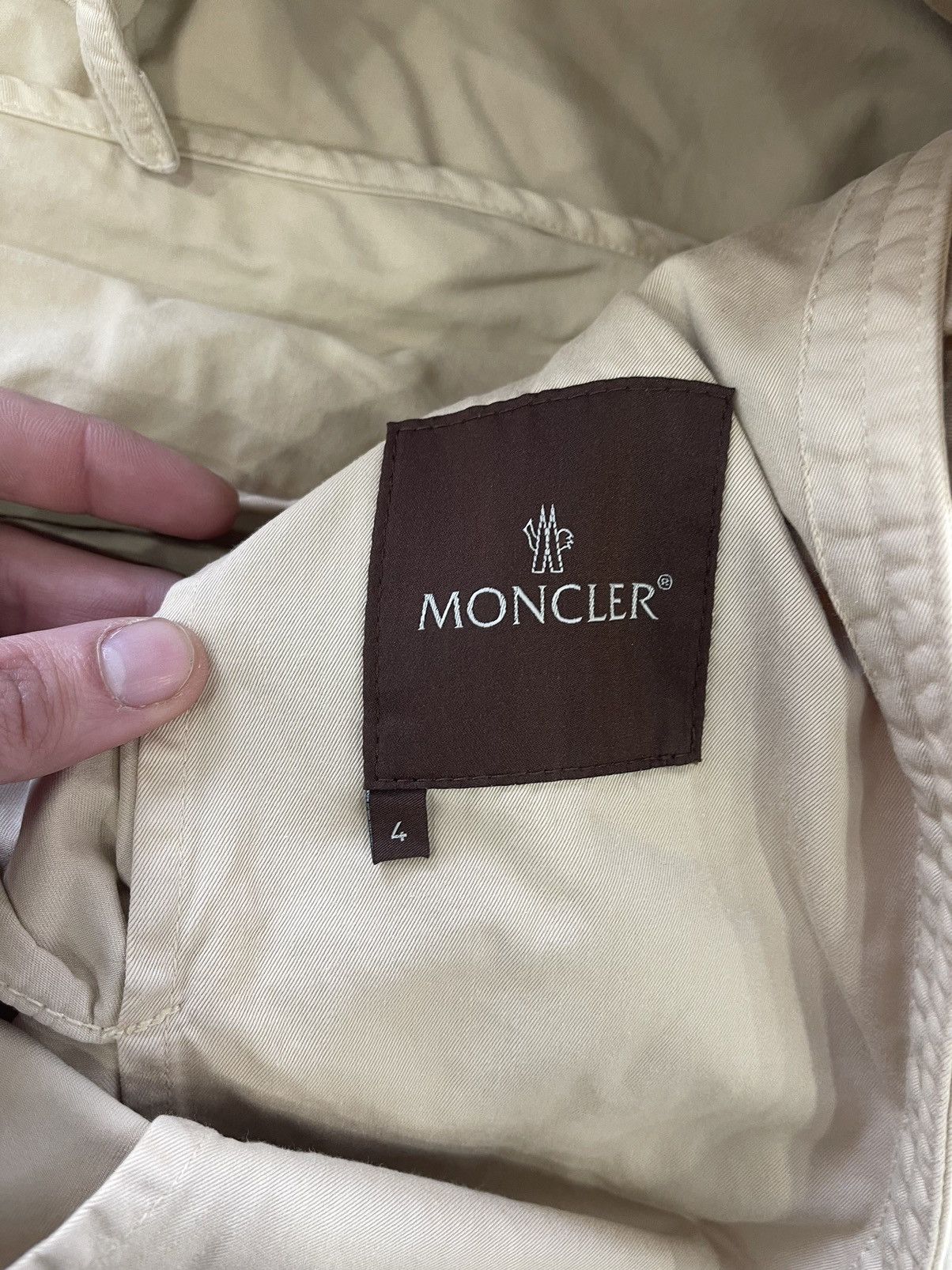 Moncler × Vintage Moncler avant Garde 2000s vintage trench coat jacket Size M / US 6-8 / IT 42-44 - 5 Thumbnail