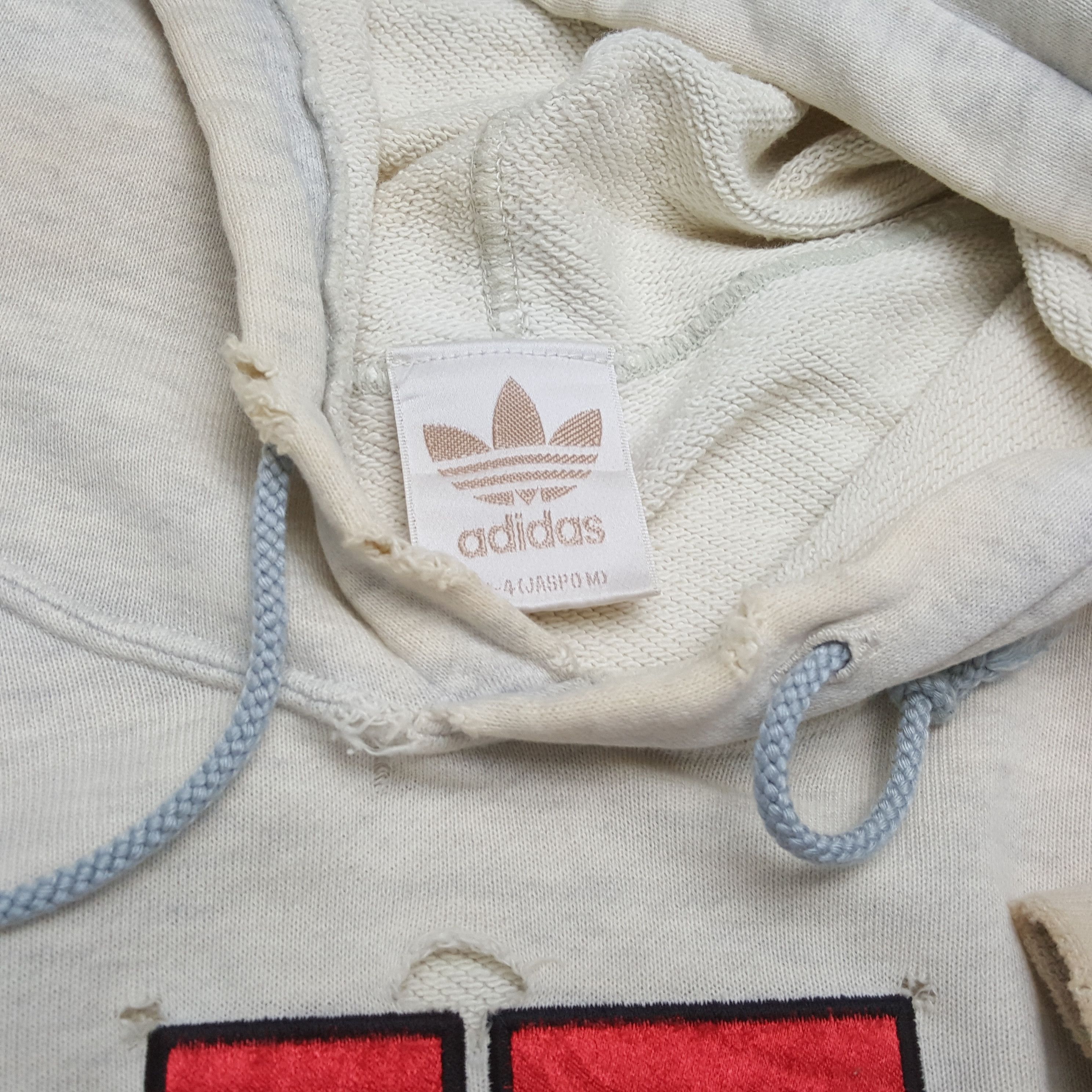 Adidas × Vintage ADIDAS ATSC Center Design Streetwear Style Hoodies Size US L / EU 52-54 / 3 - 12 Thumbnail