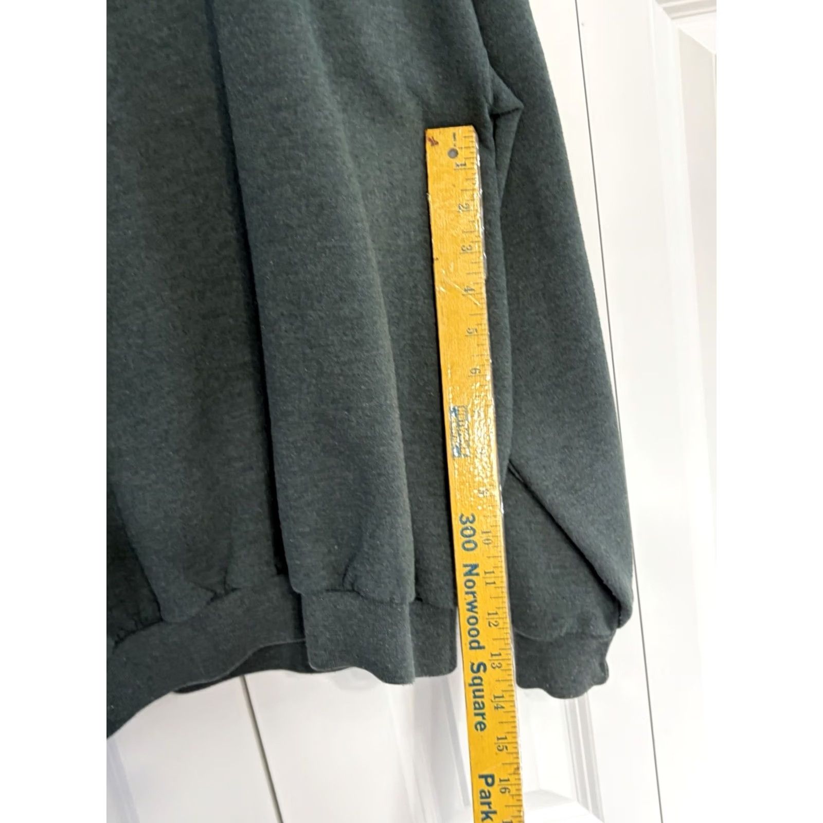 Jerzees VINTAGE Jerzees Sweatshirt Green Owl Embroidered XL Unisex Adults Crew Neck Long Sleeve Rhinestone 90s Bohemian Animals Activewear Pullover Shirt Size XL / US 12-14 / IT 48-50 - 5 Thumbnail