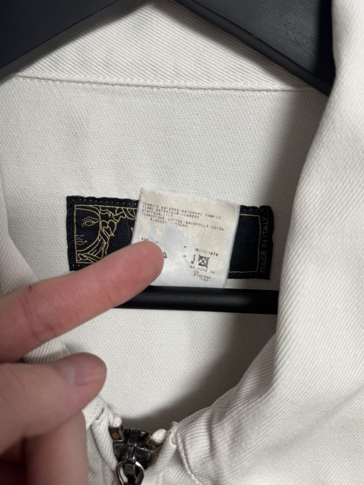 Versace Versace White Jacket Full Zip Designer Women’s Short Coat Size L / US 10 / IT 46 - 15 Thumbnail