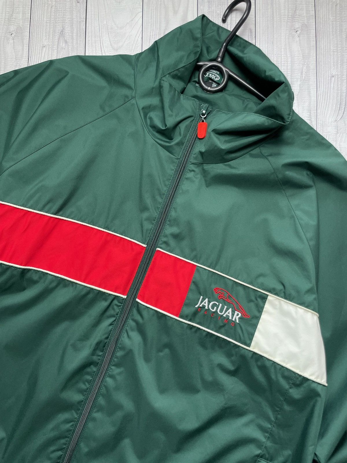 Vintage Vintage Jaguar racing jacket green logo size L Size US L / EU 52-54 / 3 - 3 Thumbnail