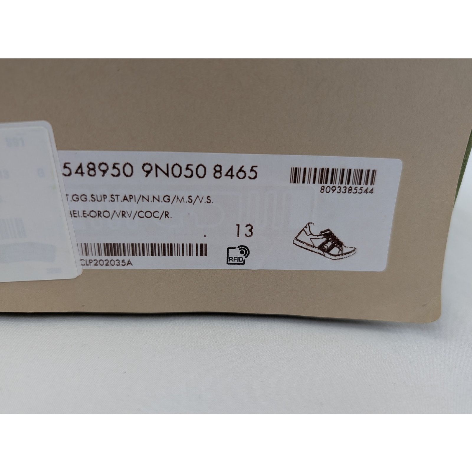 Gucci o1rshd1 Men's Ace GG Supreme sneaker with bees in Multicolor Size US 13 / EU 46 - 21 Thumbnail