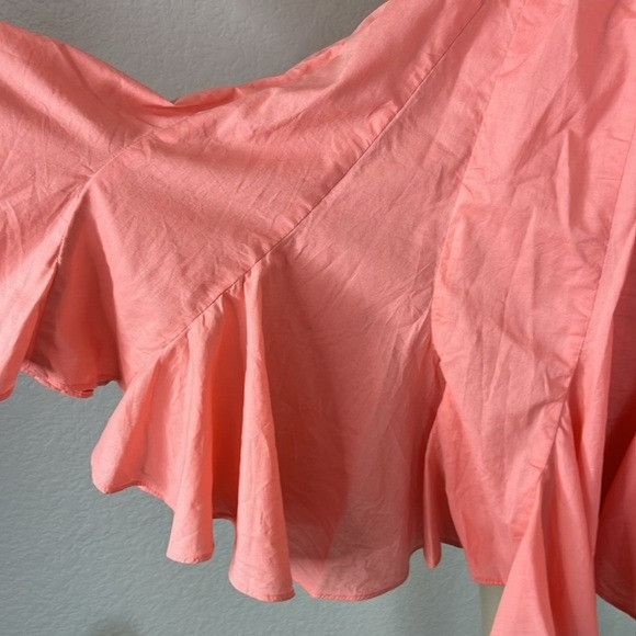 RHODE RHODE Molly Open Back Mini Pouf Sleeve Flared Trumpet Skirt Size S / US 4 / IT 40 - 6 Thumbnail