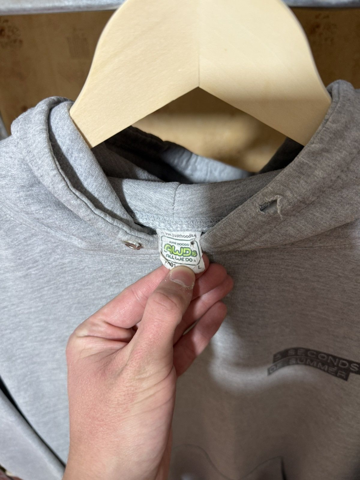 Band Tees × Vintage Vintage 5 Seconds Of Summer Retro Hoodie 2015 Y2K Hype Size US L / EU 52-54 / 3 - 5 Thumbnail