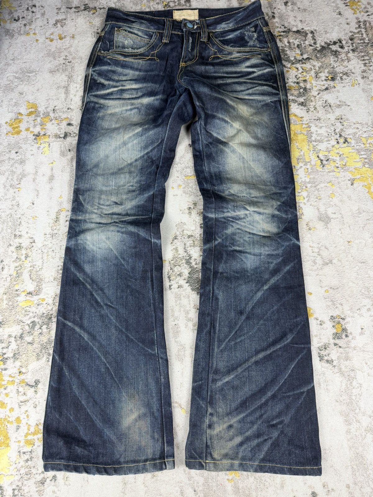 Tornado Mart Flared Lolita Concert Club Mudwash Jeans Size US 30 / EU 46 - 1 Thumbnail