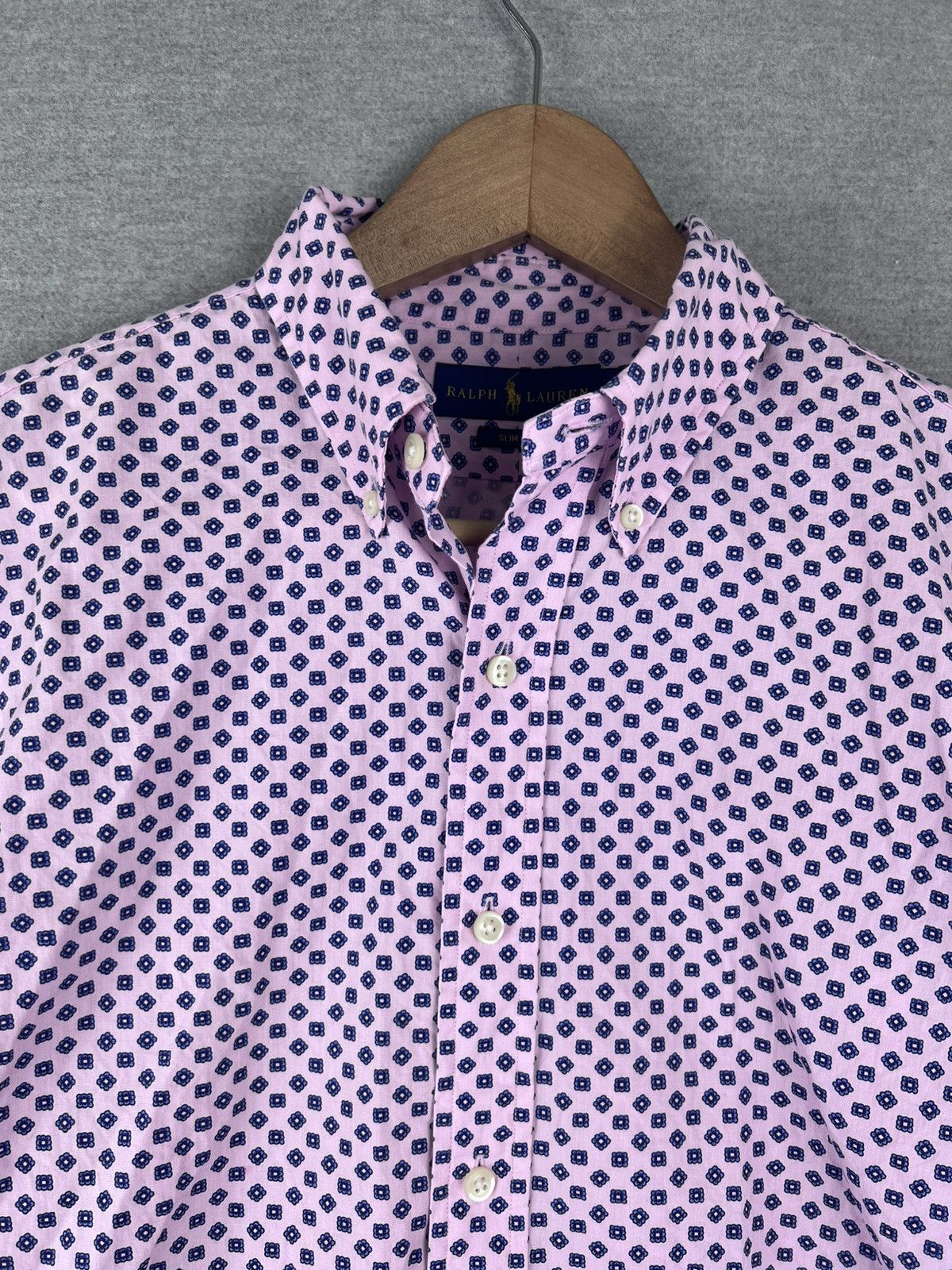 Polo Ralph Lauren Polo Ralph Lauren Shirt Men's M Pink Geometric All Over Size US M / EU 48-50 / 2 - 1 Thumbnail