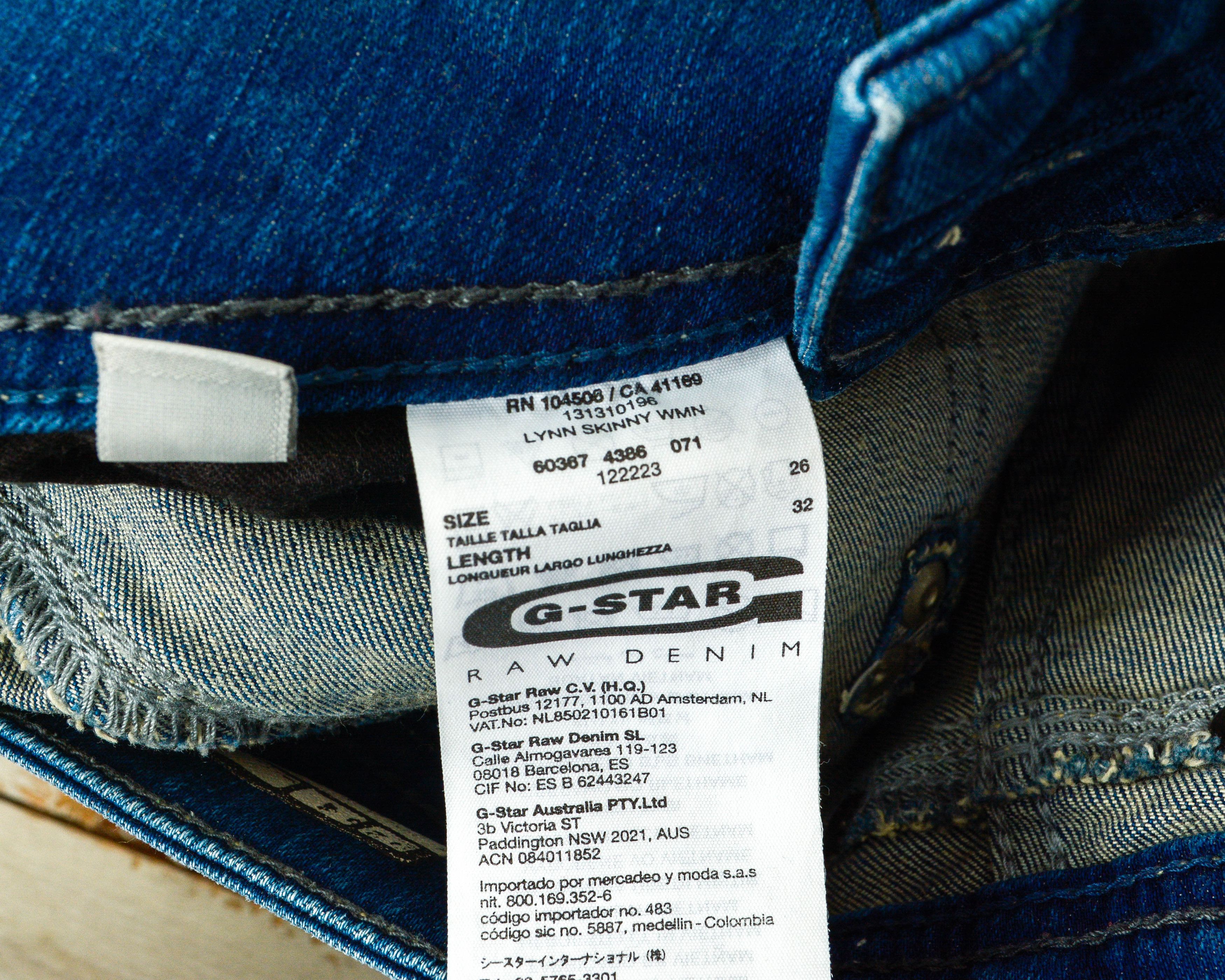 G-Star 3301 High Skinny Womens Raw Jeans W27 L34 Slim Trousers Size 27" / US 4 / IT 40 - 4 Thumbnail
