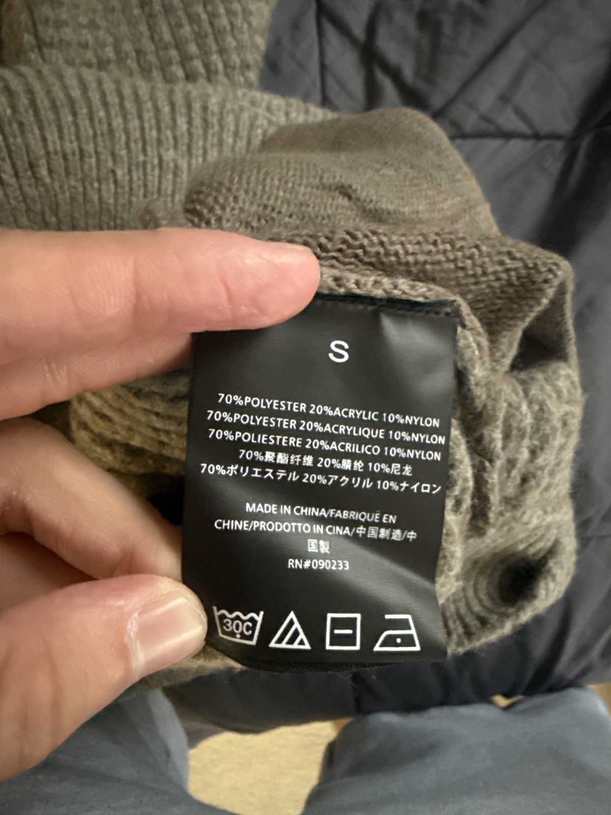 Essentials Essentials Fear of god Waffle Knit Hoodie Size US S / EU 44-46 / 1 - 10 Thumbnail