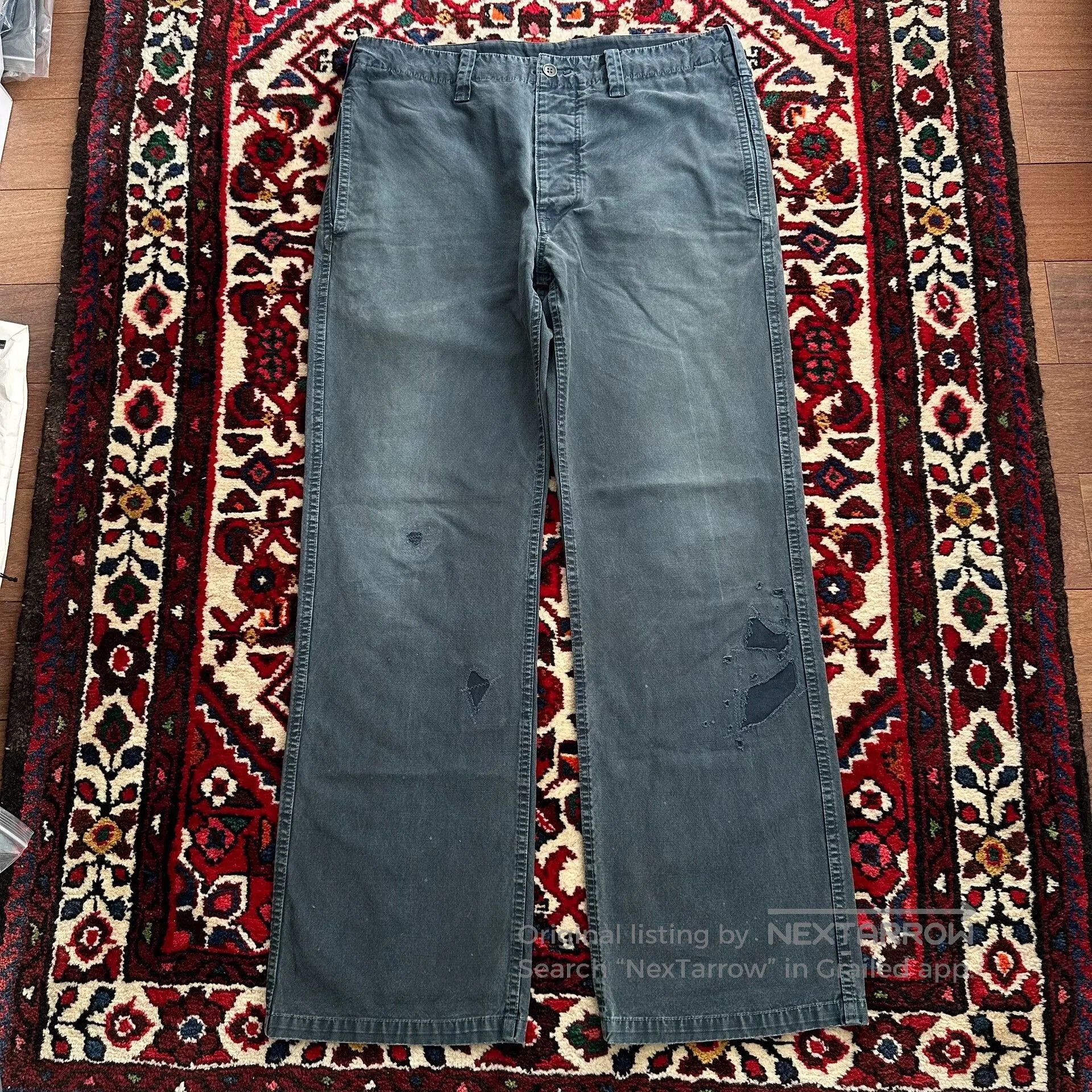 Visvim VISVIM 21SS GIFFORD PANTS DMGD. Size US 26 / EU 42 - 1 Thumbnail