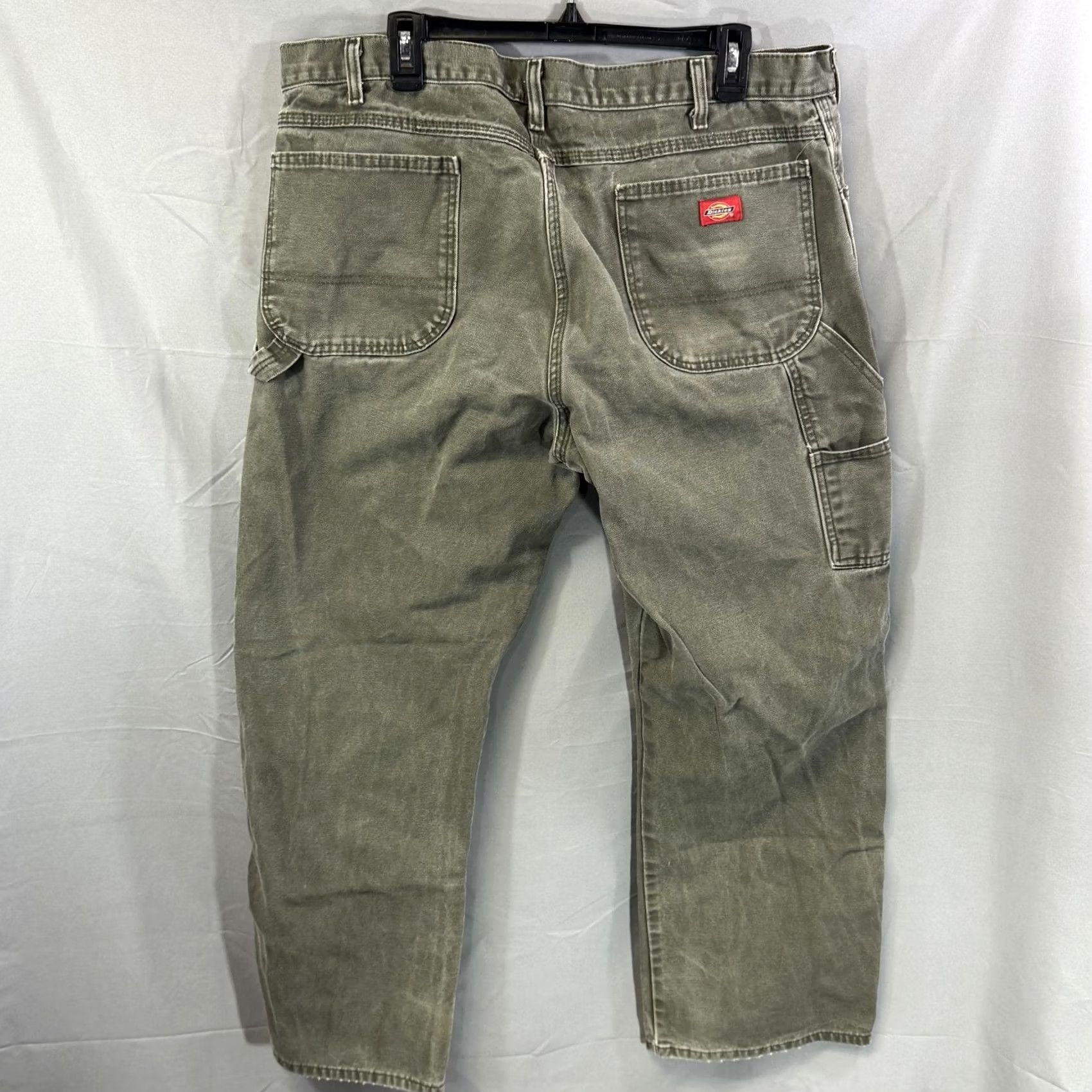 Dickies VINTAGE? NO. Dickies Carpenter Pants Mens 40x30 Green Canvas Job Pants? Size US 40 / EU 56 - 2 Thumbnail