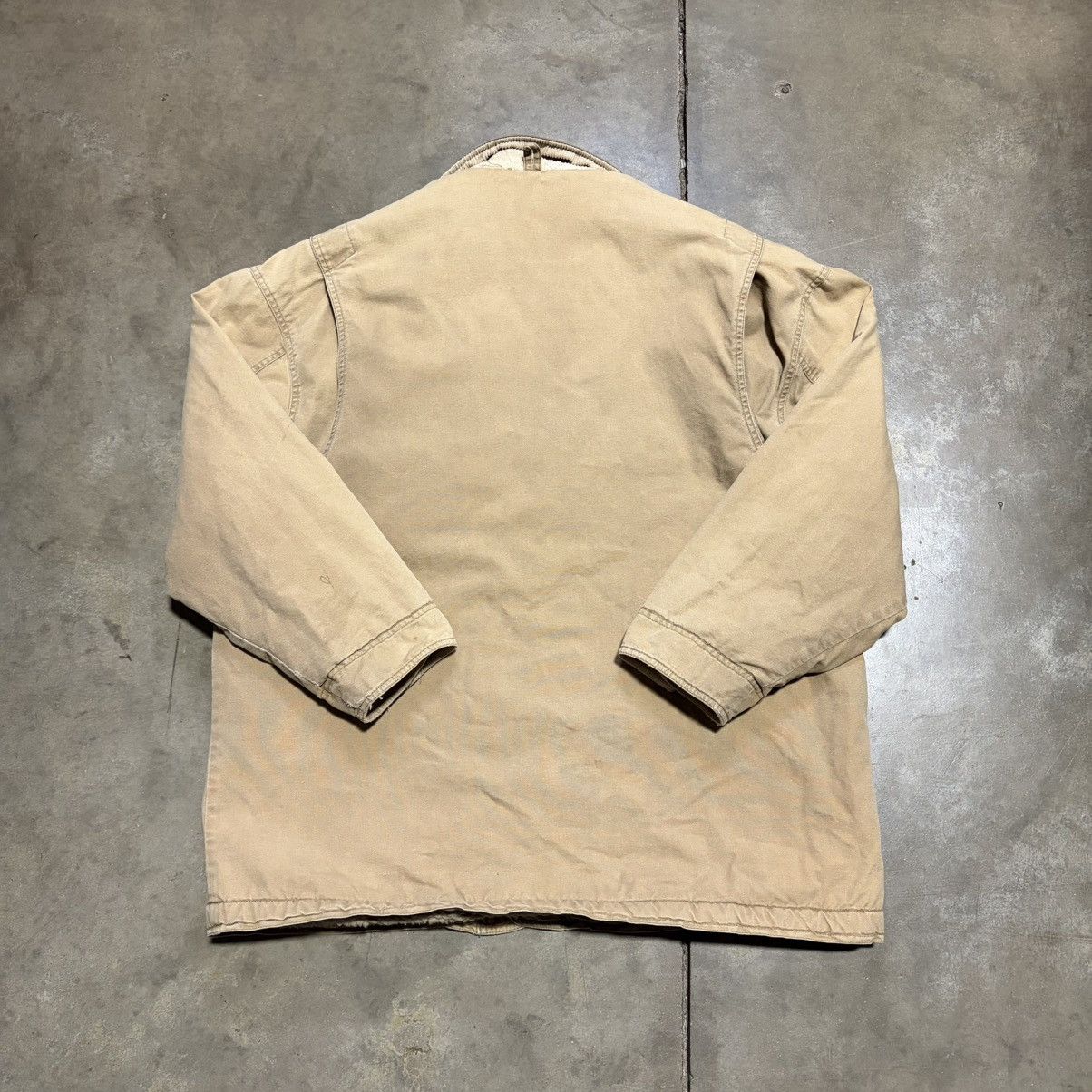 Abercrombie & Fitch Vintage Abercrombie Fitch Chore Coat Sherpa Lined Barn 90s Size US L / EU 52-54 / 3 - 10 Thumbnail
