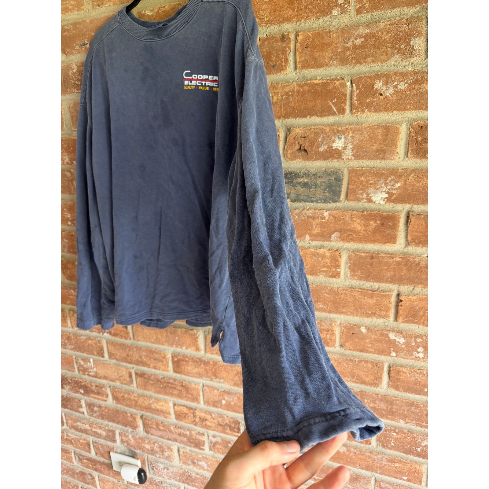Authentic Pigment Vintage Cooper Electric Pigment Dyed LS Shirt XL Size US XL / EU 56 / 4 - 3 Thumbnail