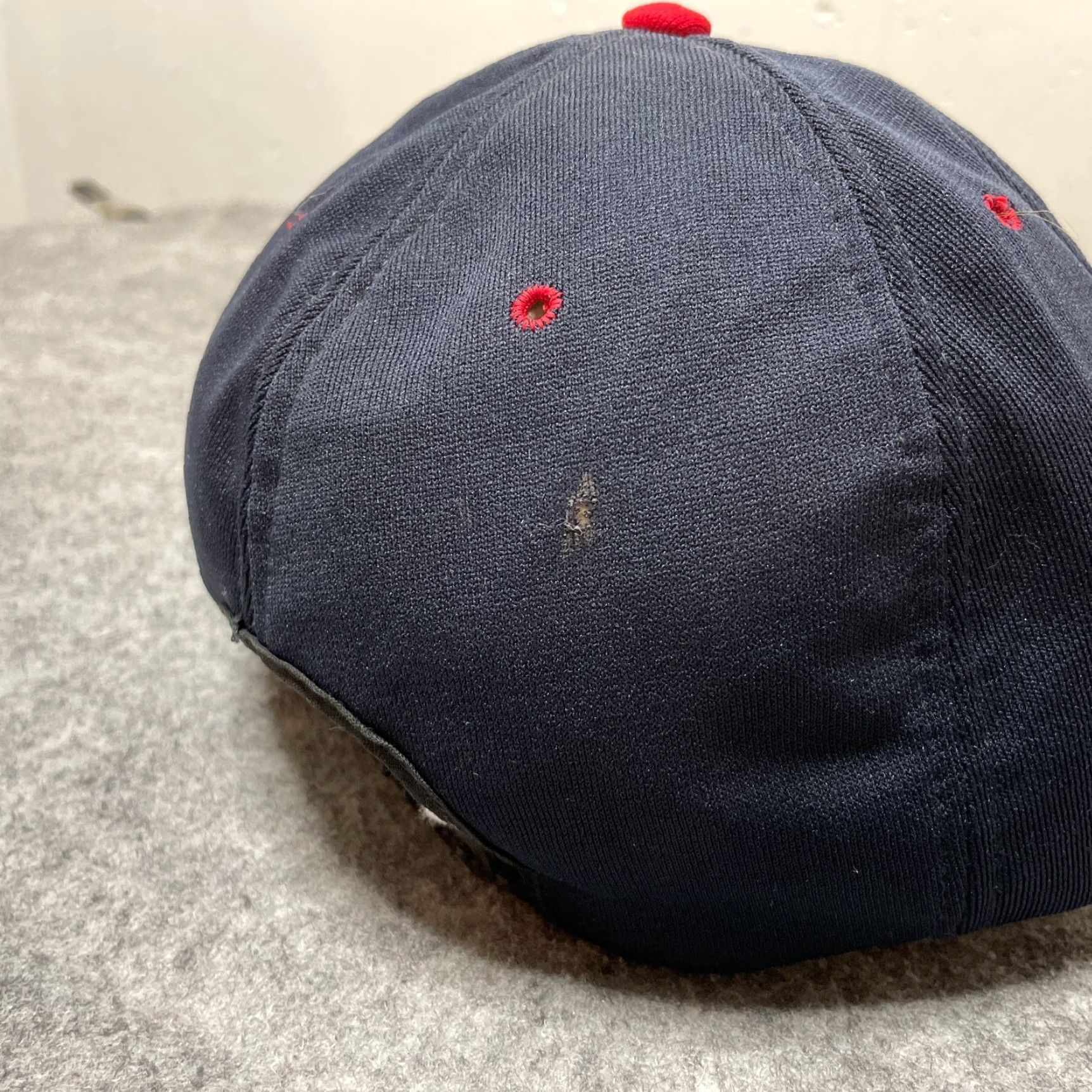 Vintage VINTAGE Stevens Cap Patch Hat Blue Red Hamburger Restaurant 90s Logo Baseball Cap Adjustable Men Cap Size ONE SIZE - 7 Thumbnail