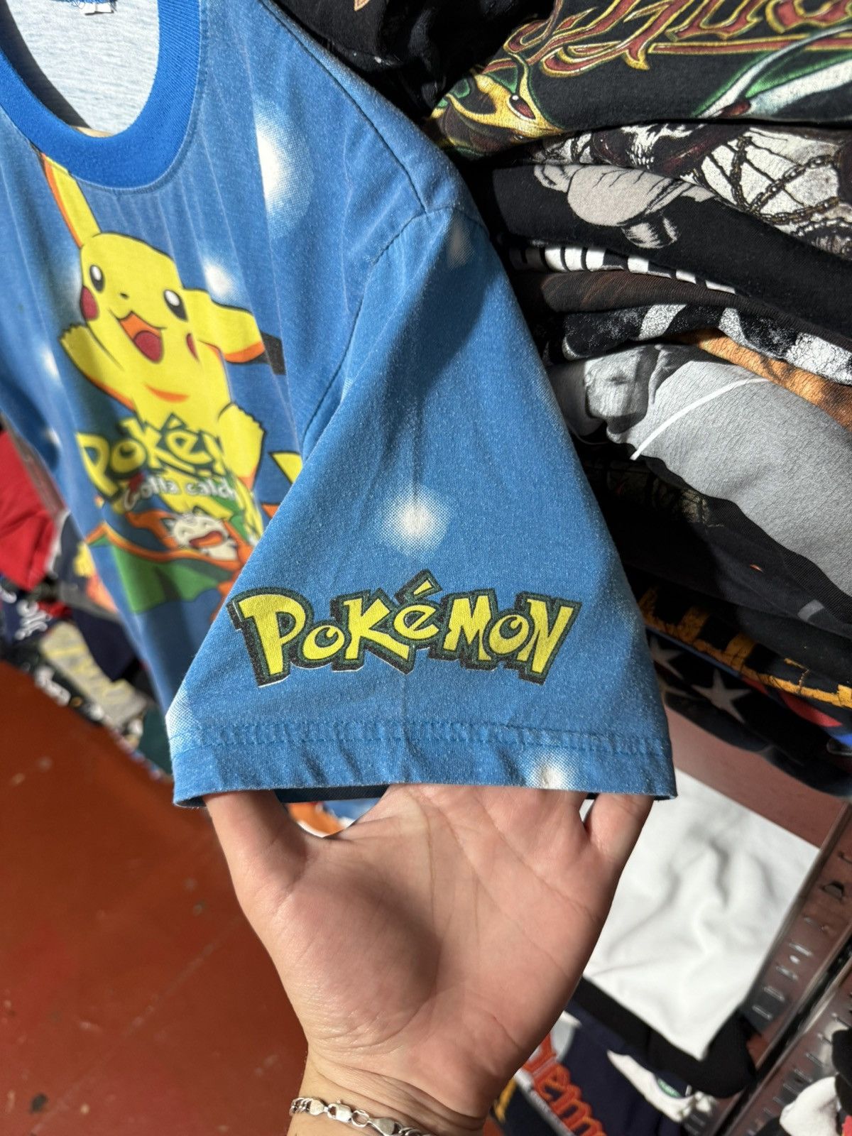 Pokemon Vintage 90’s AOP Pokemon Cartoon Network T-Shirt Y2K Hype Size US S / EU 44-46 / 1 - 7 Thumbnail