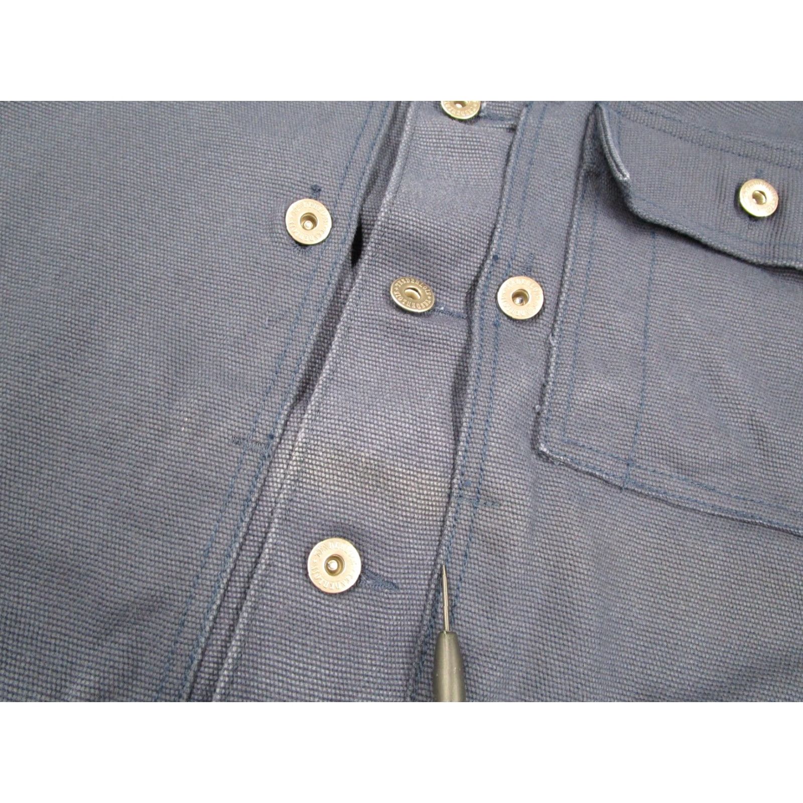 Tenderloin VINTAGE Tenderloin Military Jacket Mens Medium Navy Blue Chore Coat Workwear Canvas Made in USA Size US M / EU 48-50 / 2 - 4 Thumbnail