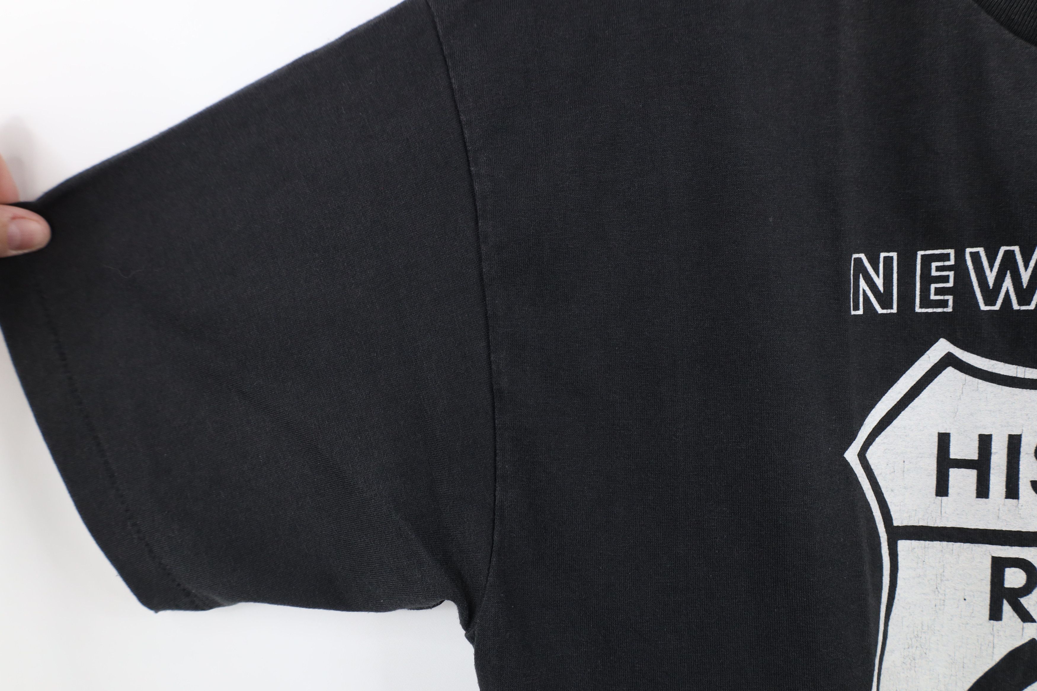 Vintage Vintage 90s Streetwear Spell Historic Route 66 T-Shirt Black Size US L / EU 52-54 / 3 - 6 Thumbnail