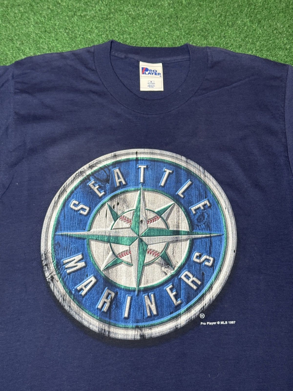 Pro Player Seattle Mariners MLB Pro Player 90s M 20x31 Baseball T Shirt Size US M / EU 48-50 / 2 - 2 Thumbnail