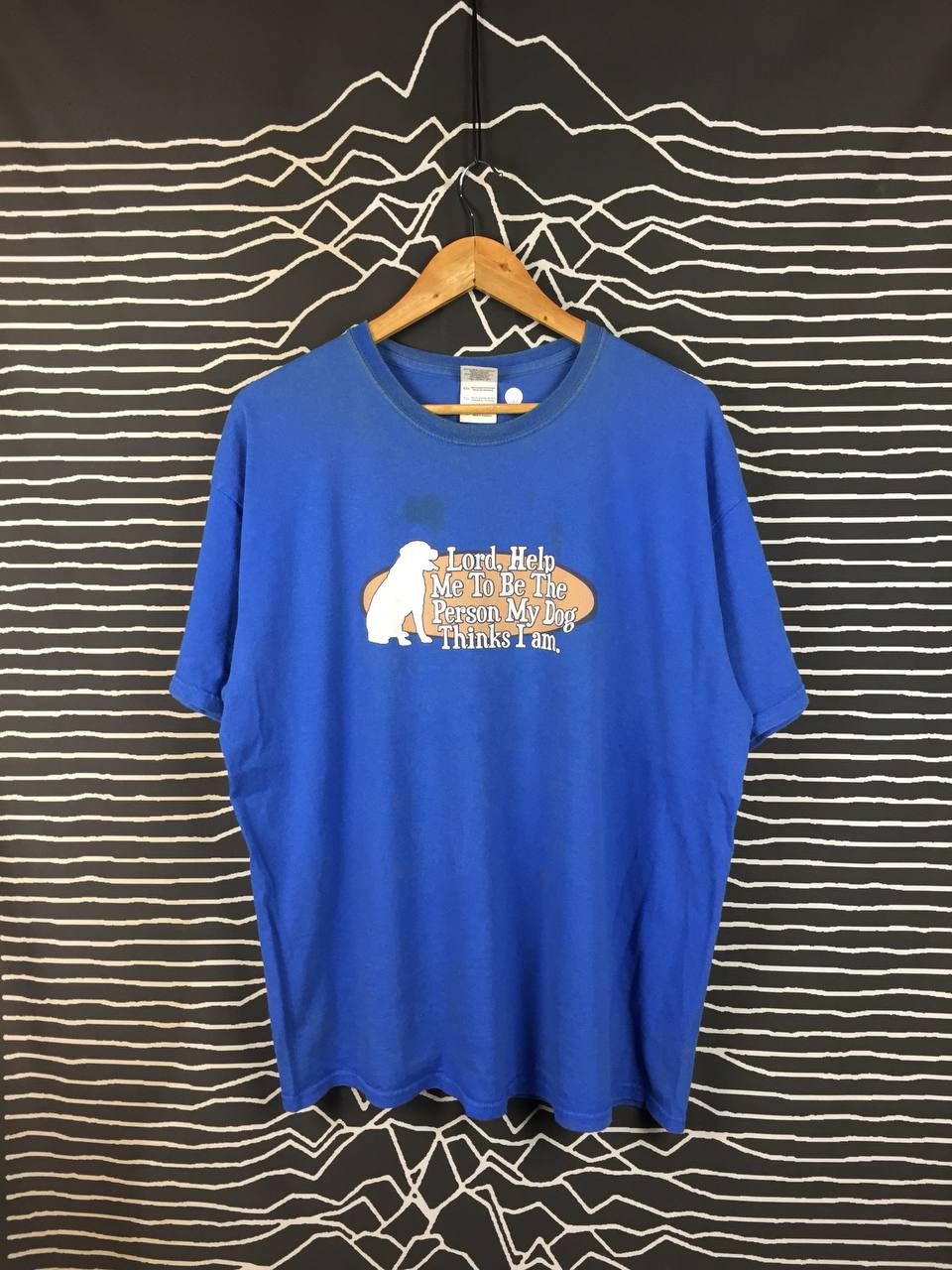 Vintage Vtg Y2K Gildan Ultra Cotton Dog Lover Quote Graphic Tee Size US XL / EU 56 / 4 - 2 Thumbnail