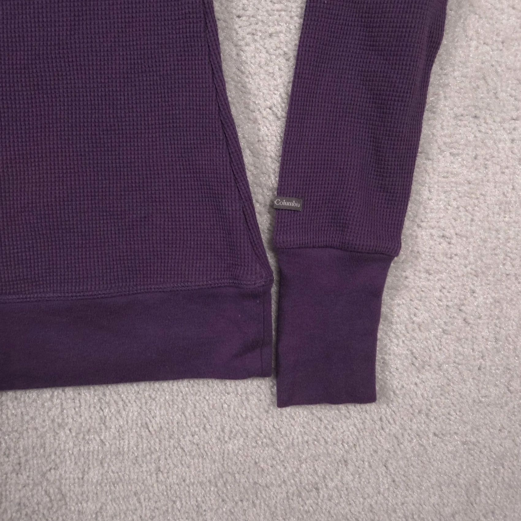 Vintage Columbia Shirt Womens XS Purple Cowl Neck Omni-Wick Long Sleeve Thermal Top Size XS / US 0-2 / IT 36-38 - 4 Thumbnail