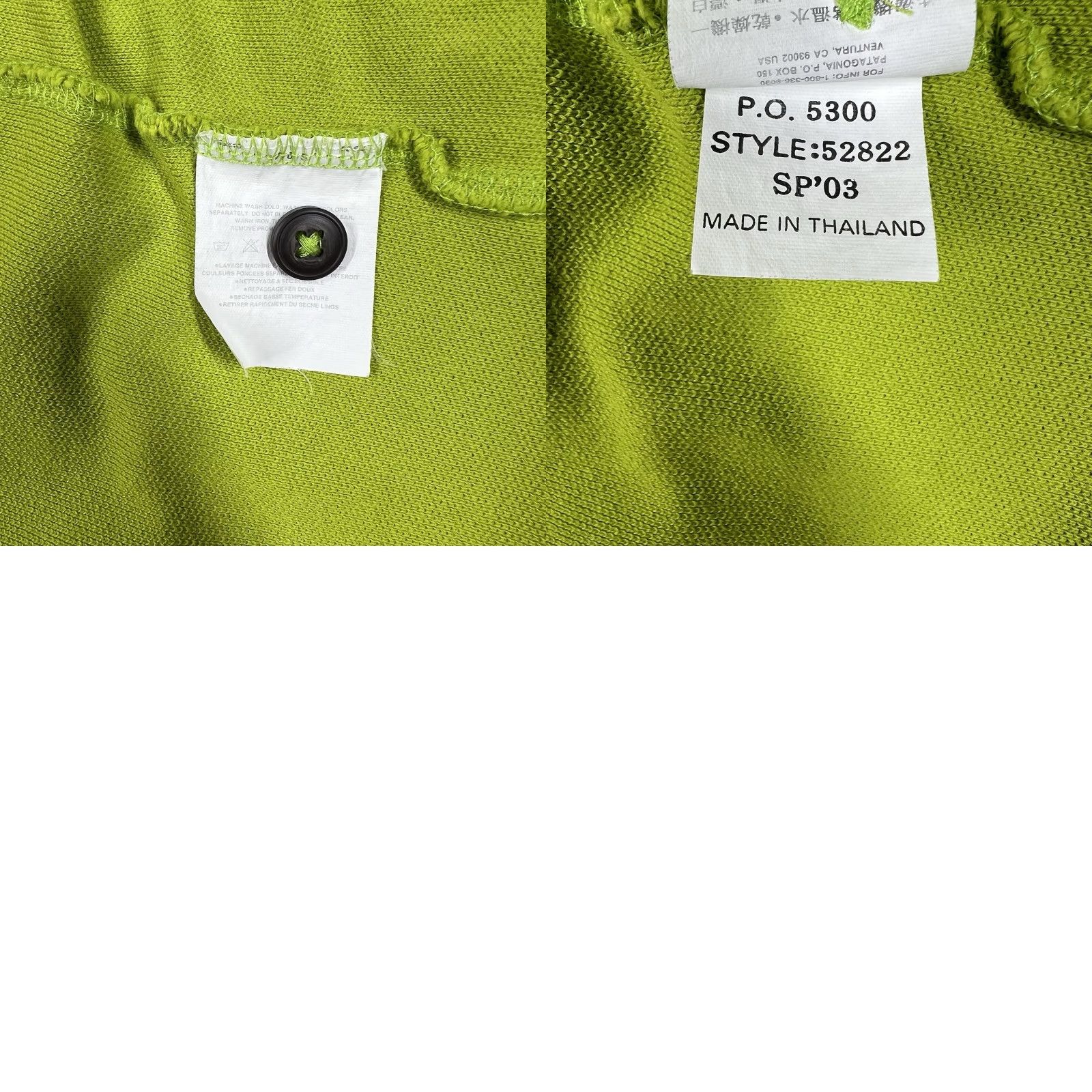Patagonia VINTAGE Patagonia Polo Shirt Men’s XL Lime Green Organic Cotton Style 52822 SP03 Size US XL / EU 56 / 4 - 9 Thumbnail