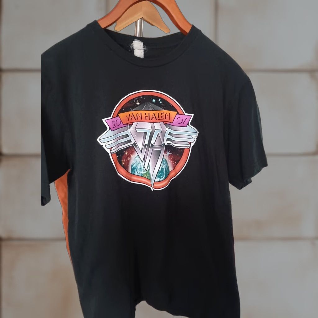 Vintage VINTAGE Van Halen Rock Band Tour T-shirt Mens M Black 2007 Rock Music Fans Tee Size US M / EU 48-50 / 2 - 1 Thumbnail