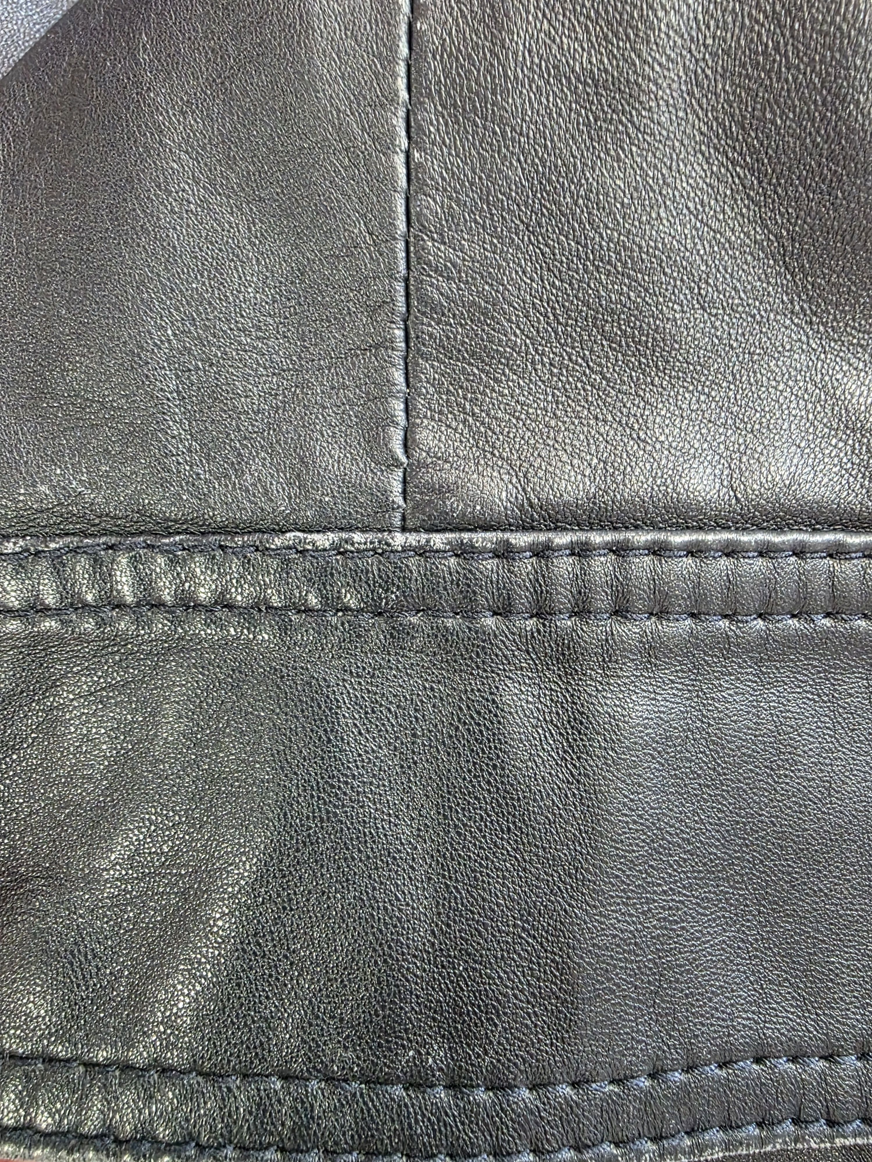 Dolce & Gabbana DOLCE & GABBANA LAMBSKIN Leather Jacket Size US XXL / EU 58 / 5 - 3 Thumbnail