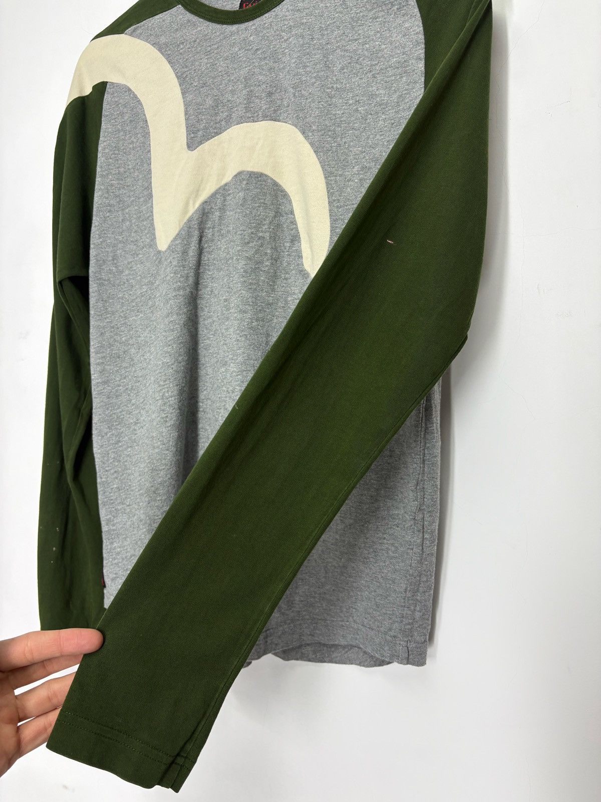 Evisu Vintage Evisu Longsleeve Green Gray Size US L / EU 52-54 / 3 - 7 Thumbnail
