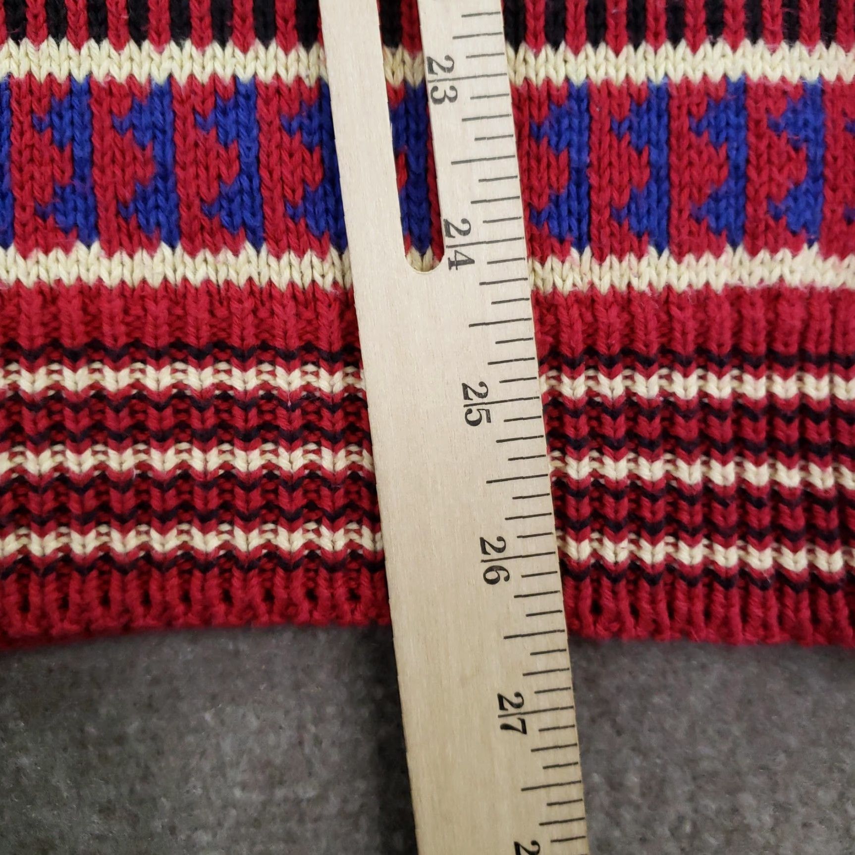 Pop Trading Company Old School Trading Company Sweater Mens Medium Multicolor Stripe Knit Scotland Size US M / EU 48-50 / 2 - 4 Thumbnail