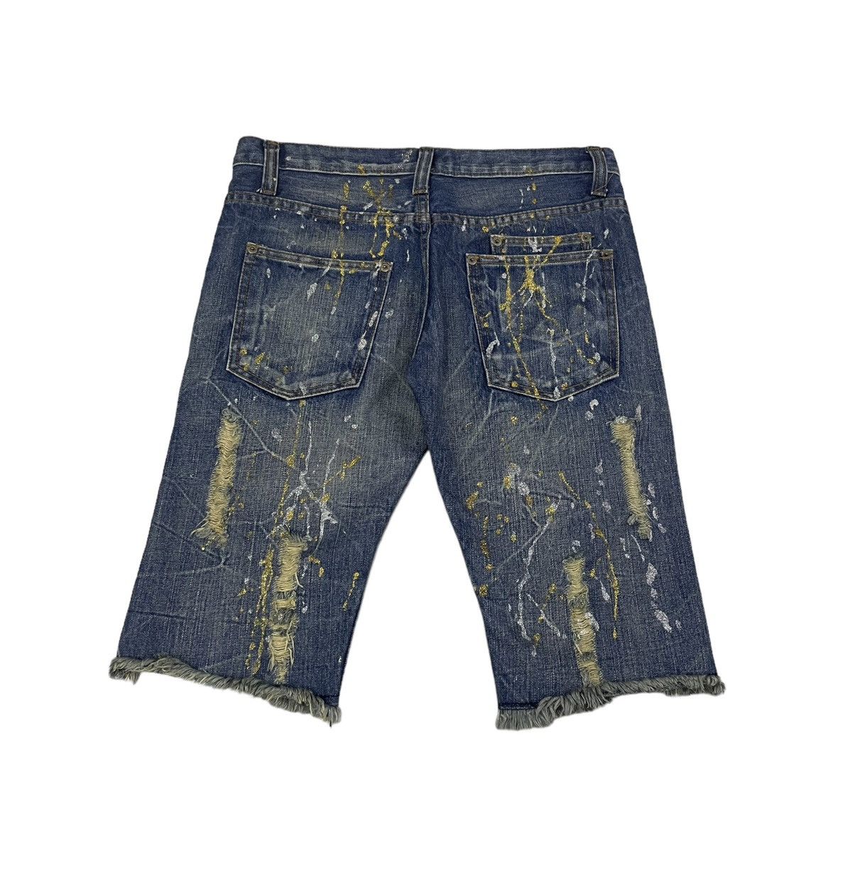 14th Addiction × Japanese Brand × Le Grande Bleu (L.G.B.) Xfrm Japan Distressed Shorts Size US 32 / EU 48 - 5 Thumbnail