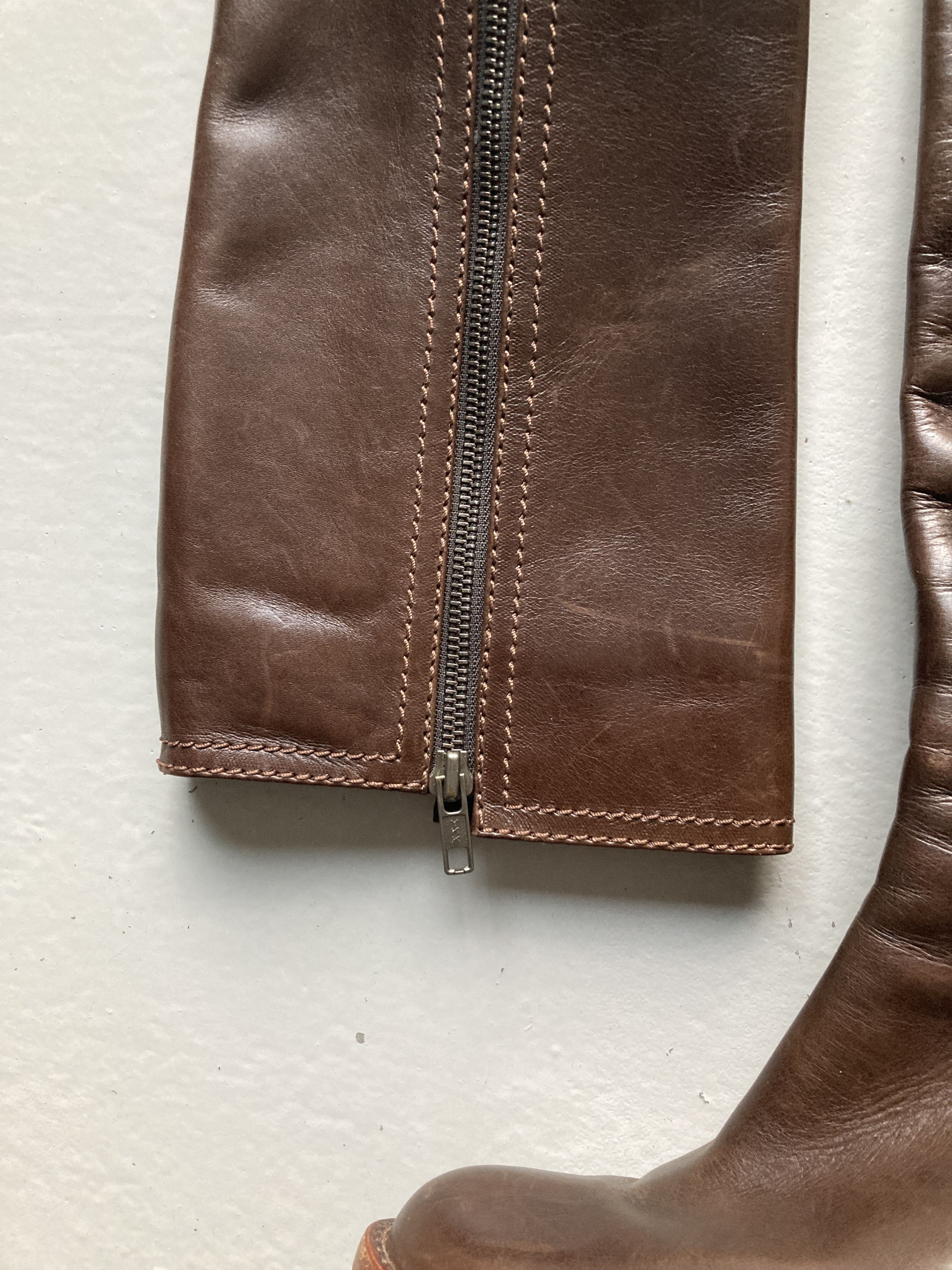 Veronique Branquinho Brown Leather Boots Size US 9.5 / IT 39.5 - 2 Thumbnail